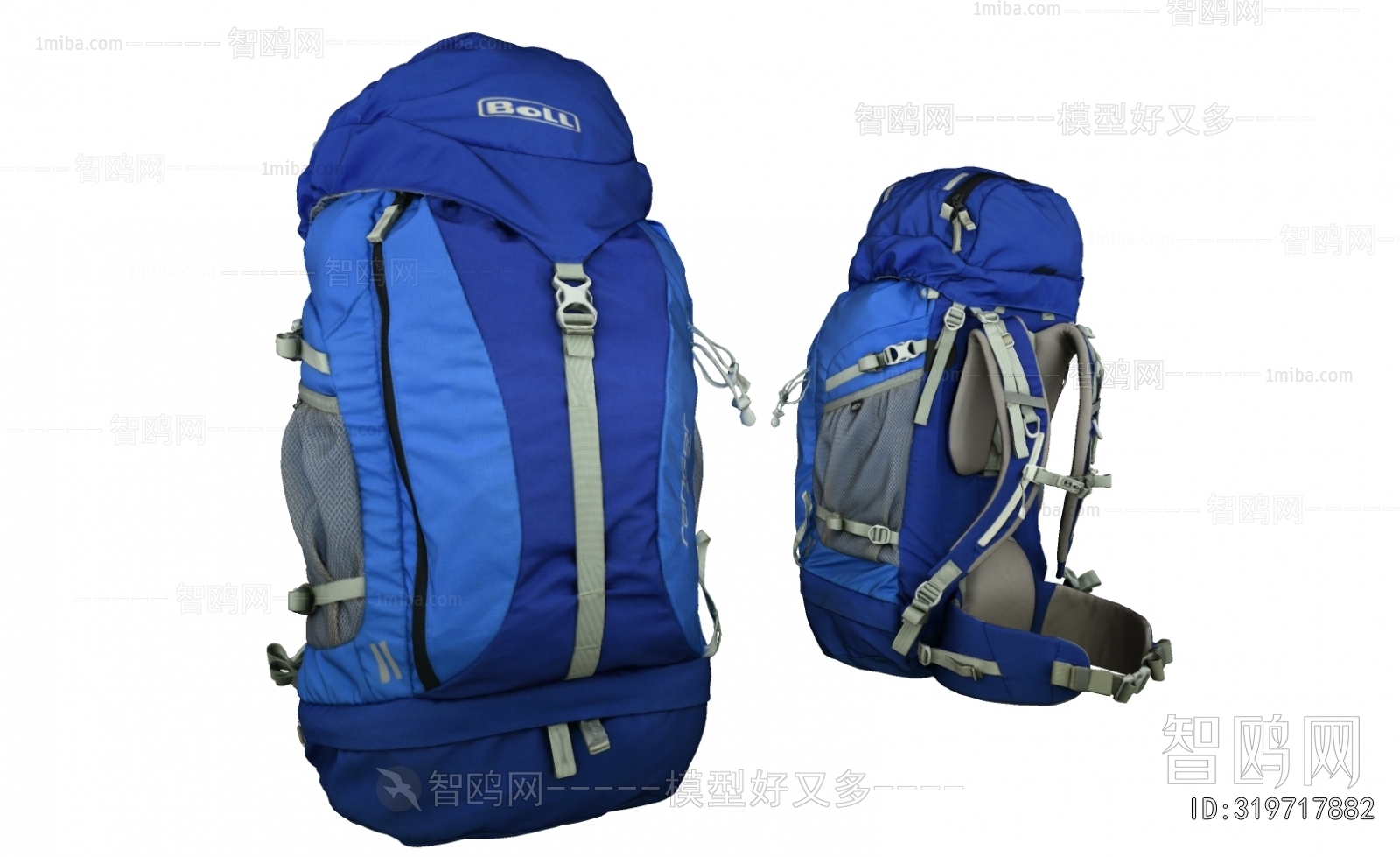 Modern Backpack And Backpack