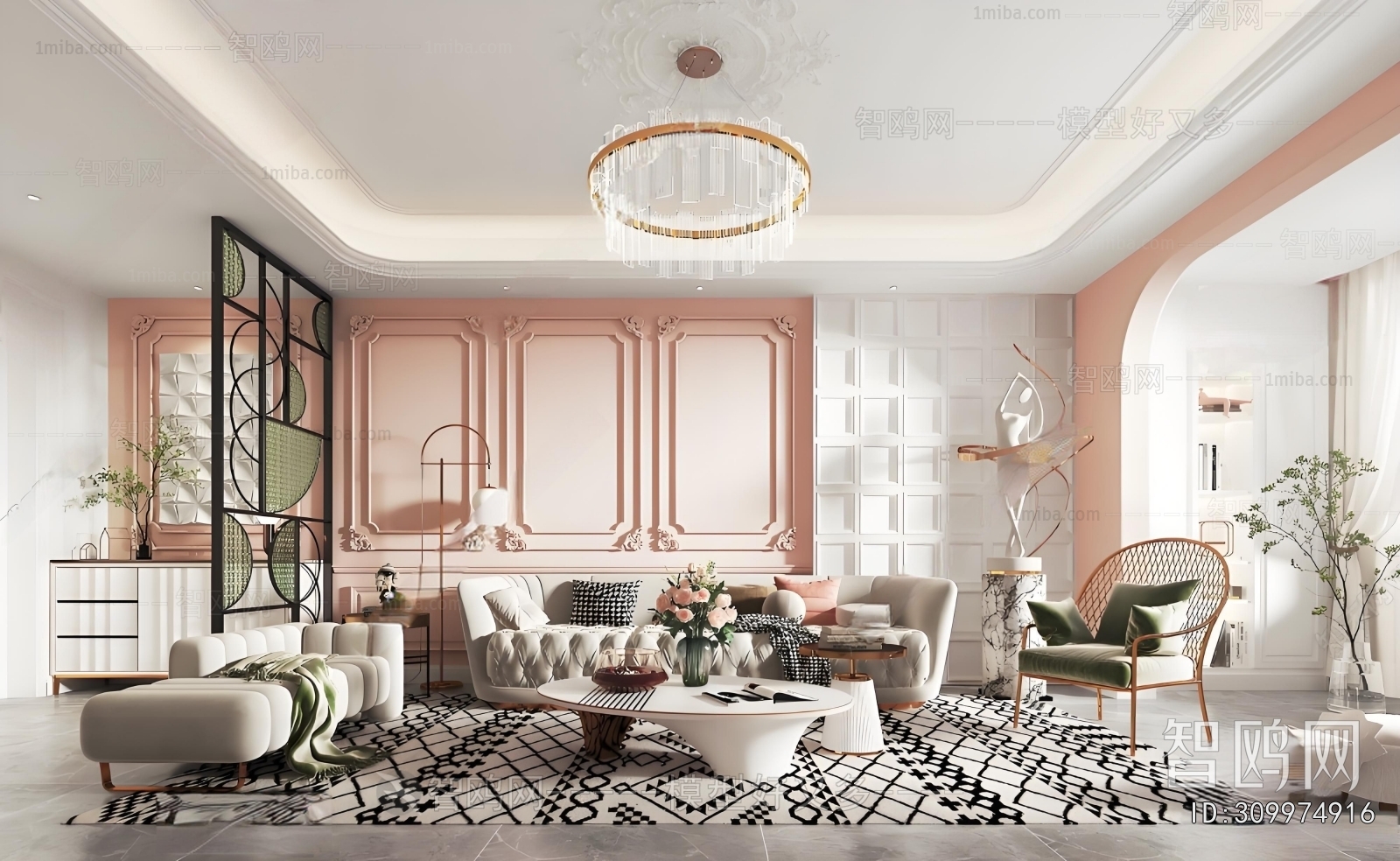 French Style A Living Room