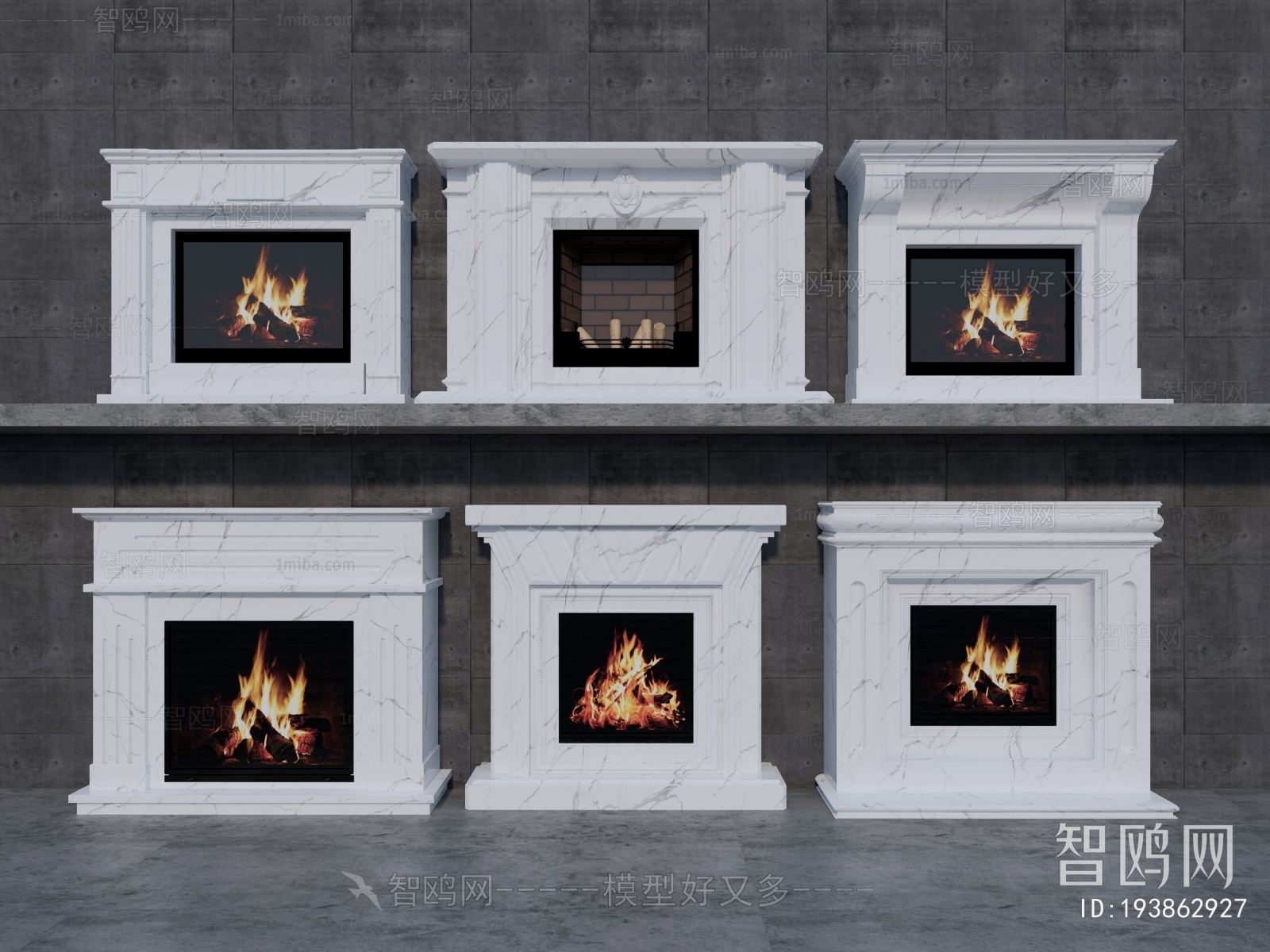 European Style Fireplace