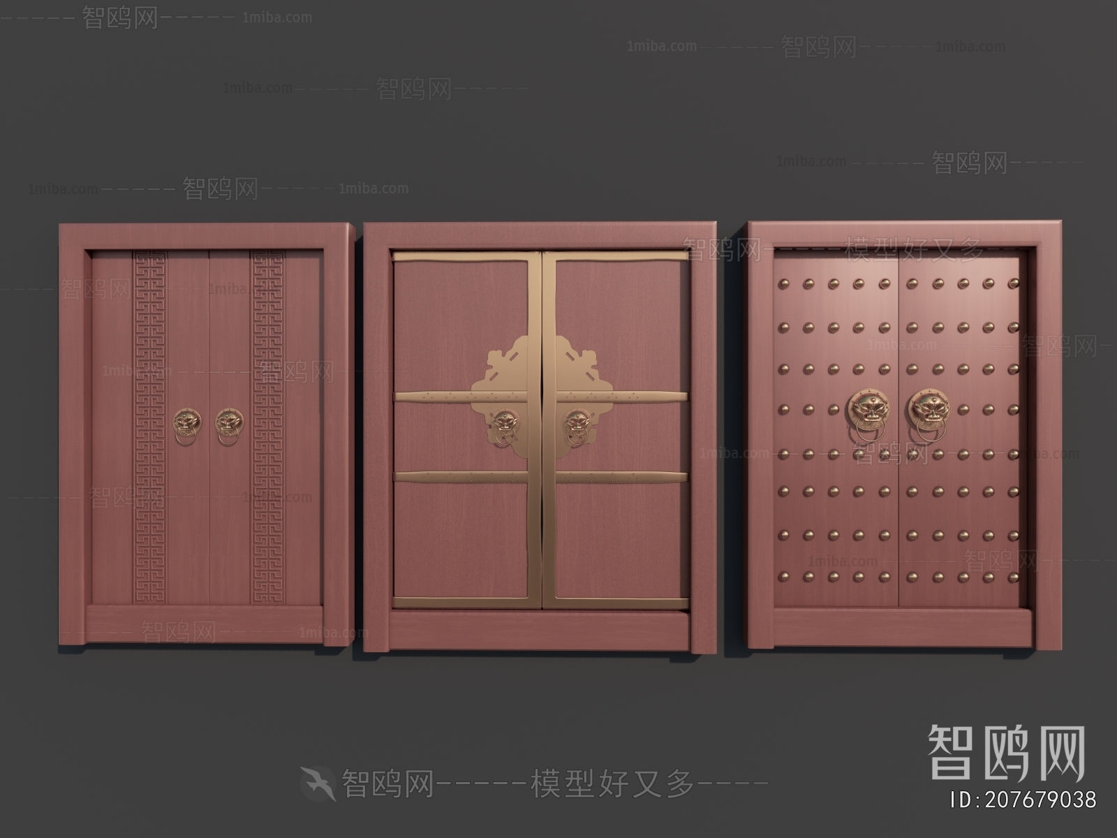 Chinese Style Double Door