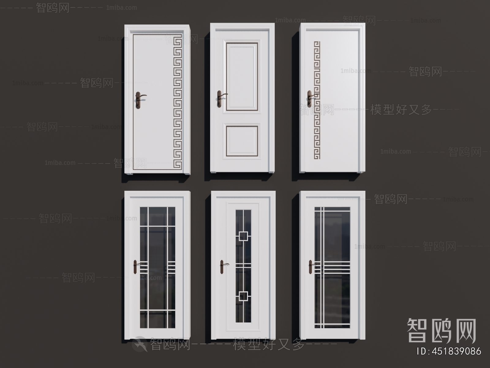 New Chinese Style Single Door