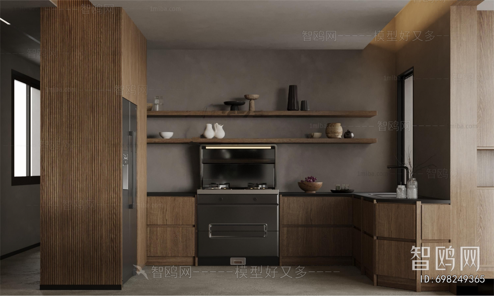 Wabi-sabi Style A Living Room