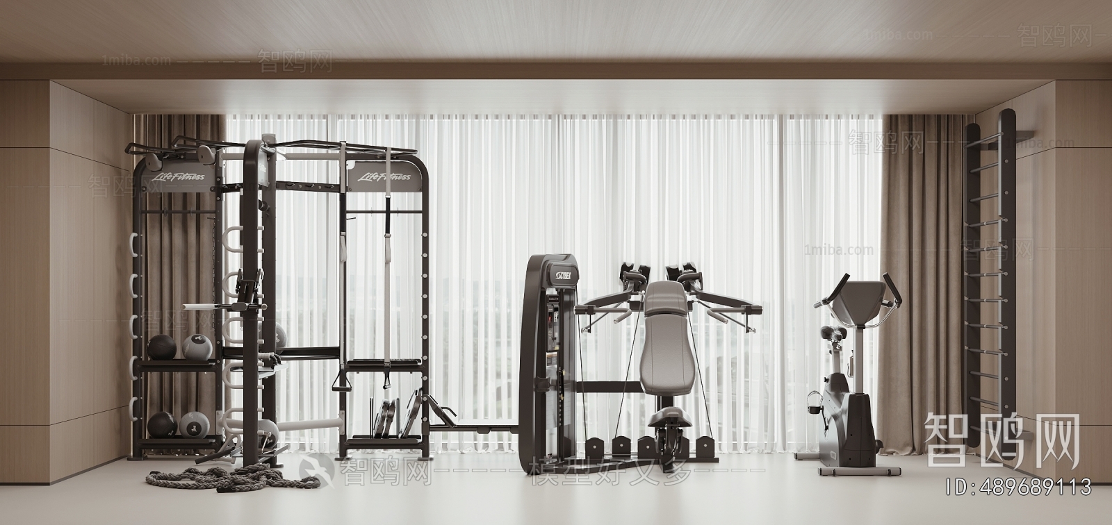 Modern Home Fitness Room