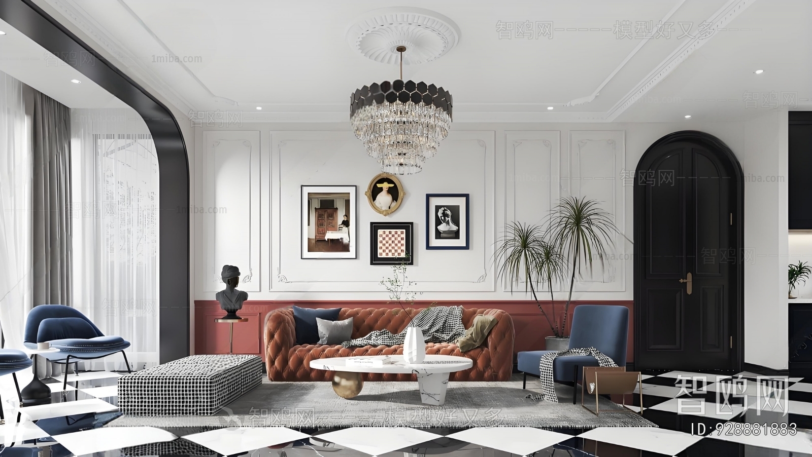 French Style A Living Room