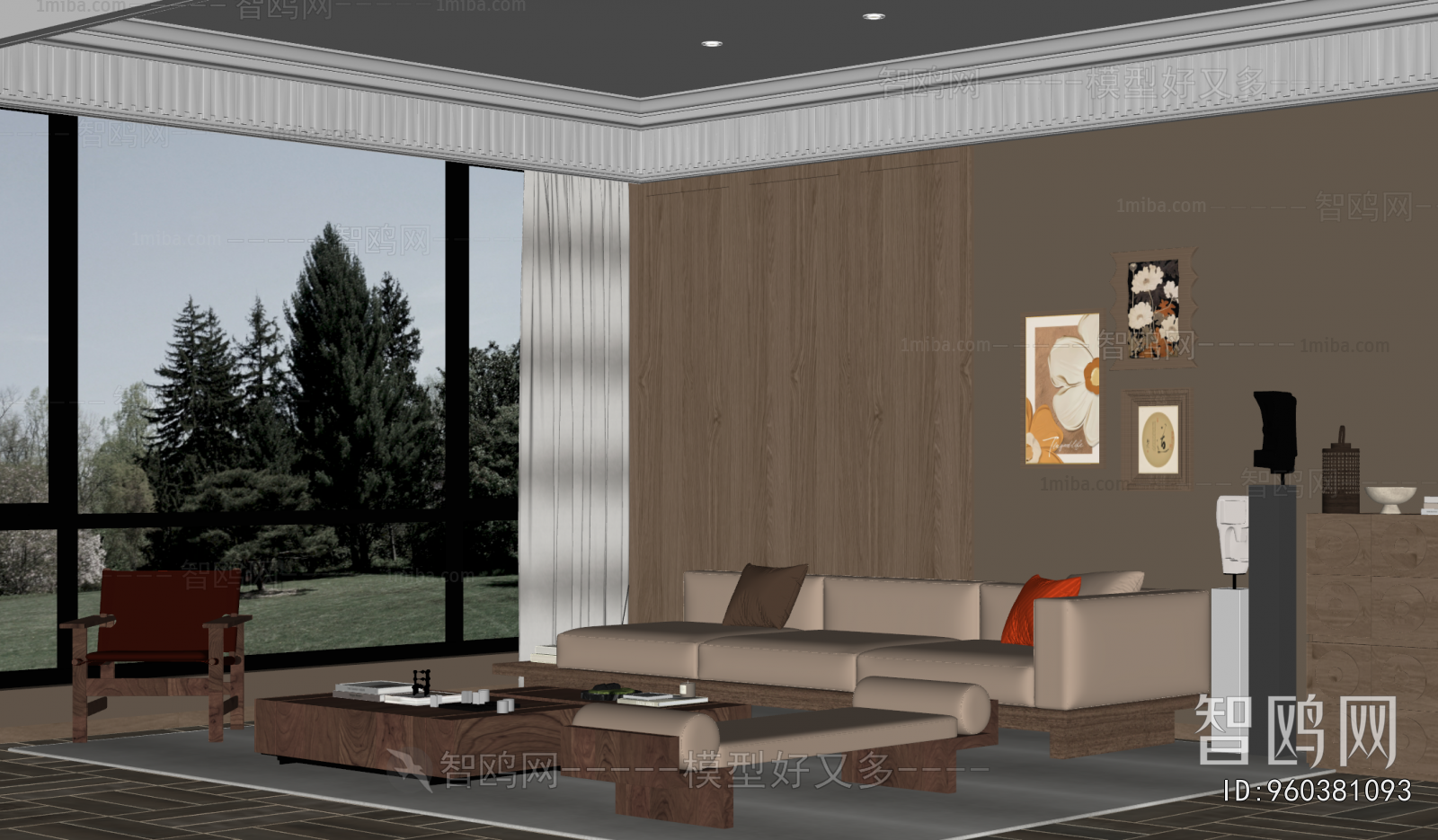 Wabi-sabi Style A Living Room