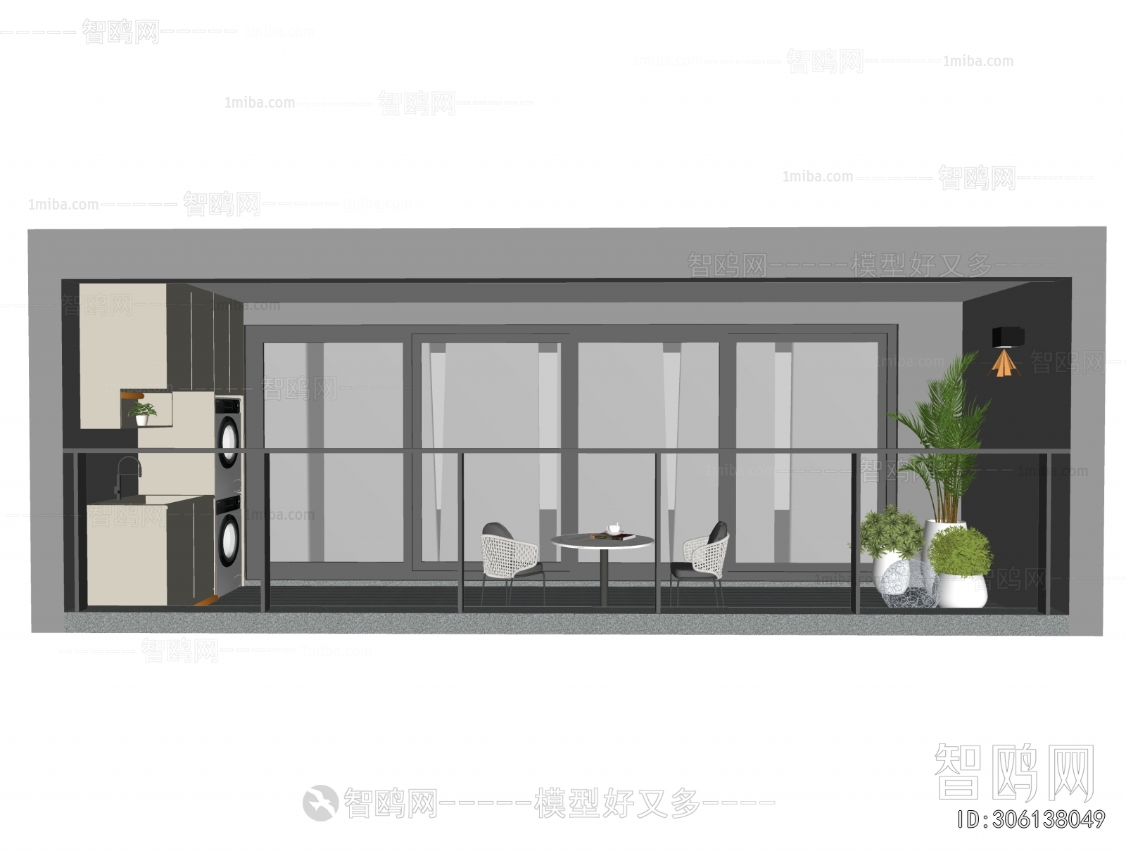 Modern Leisure Balcony