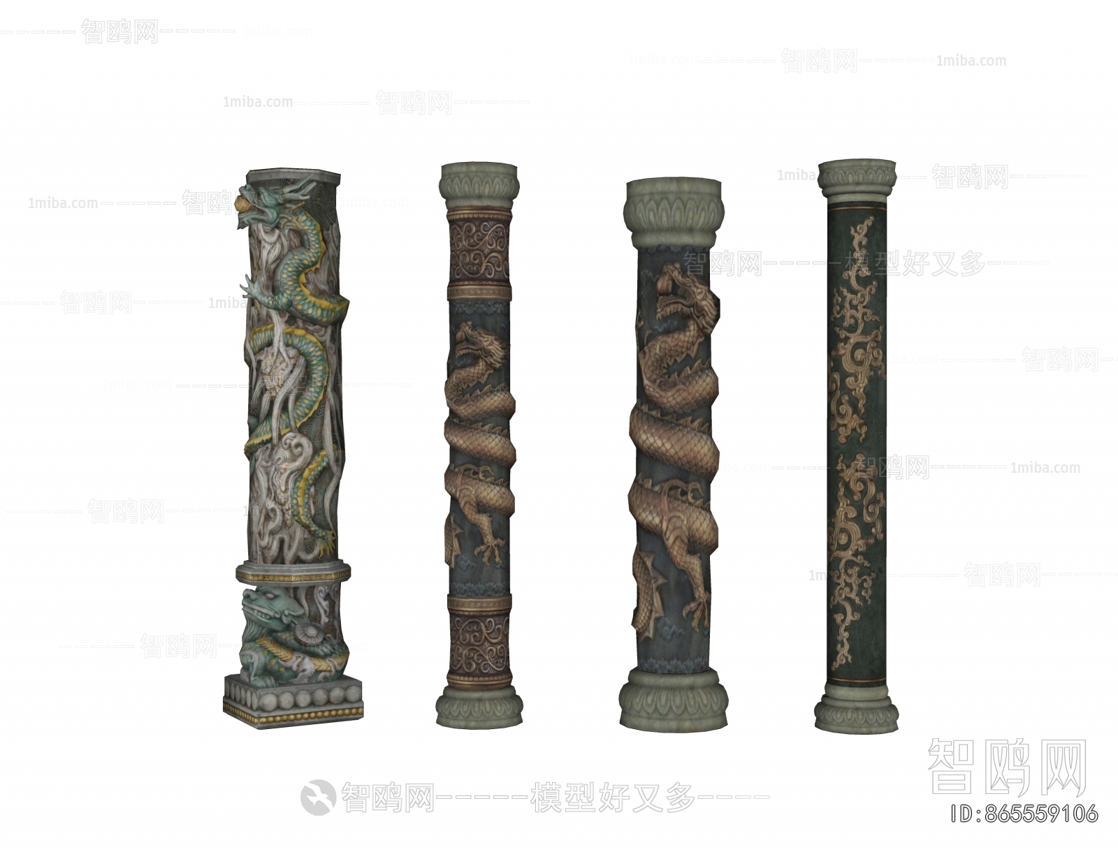 Chinese Style Column
