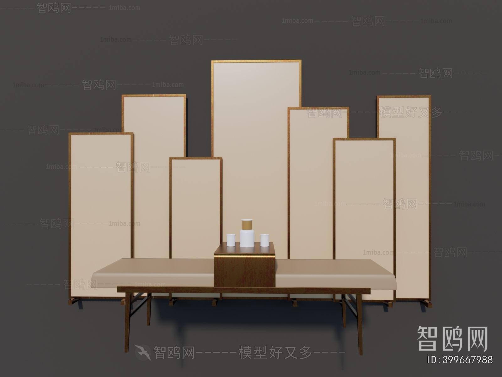 New Chinese Style Bench