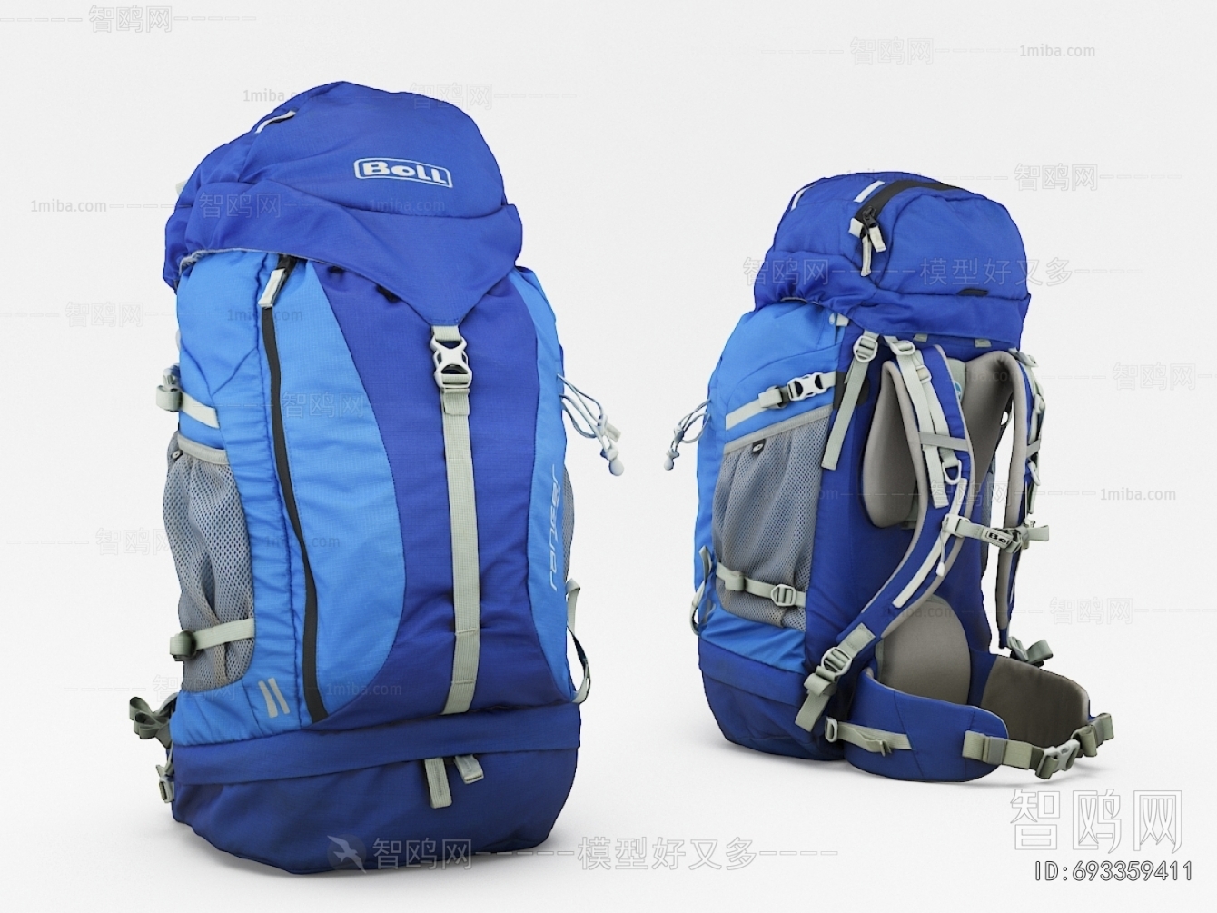 Modern Backpack And Backpack