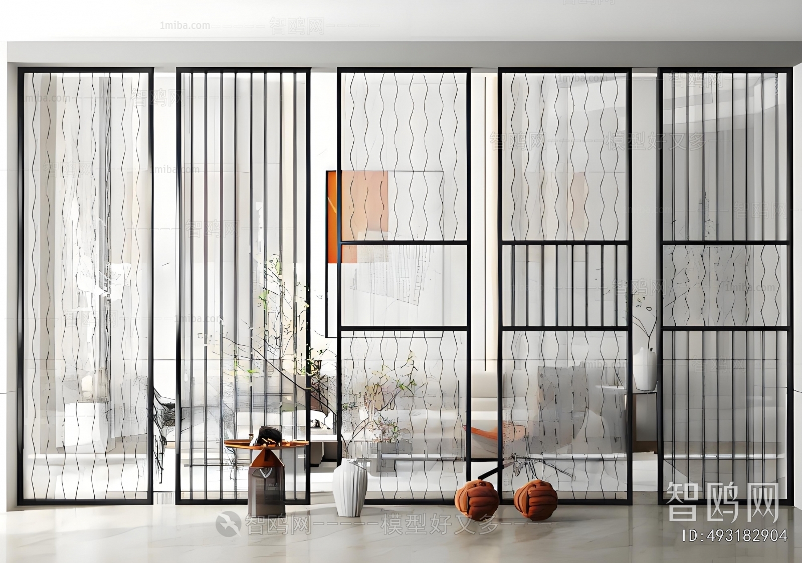 Modern Glass Screen Partition
