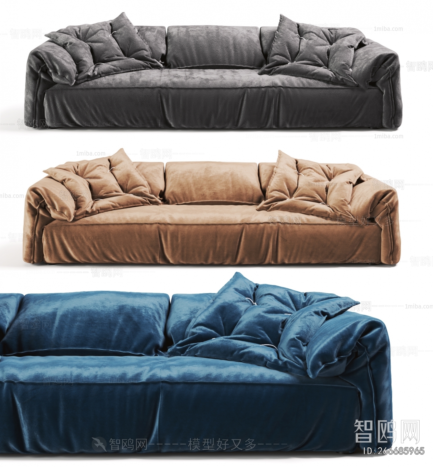 Modern Multi Person Sofa