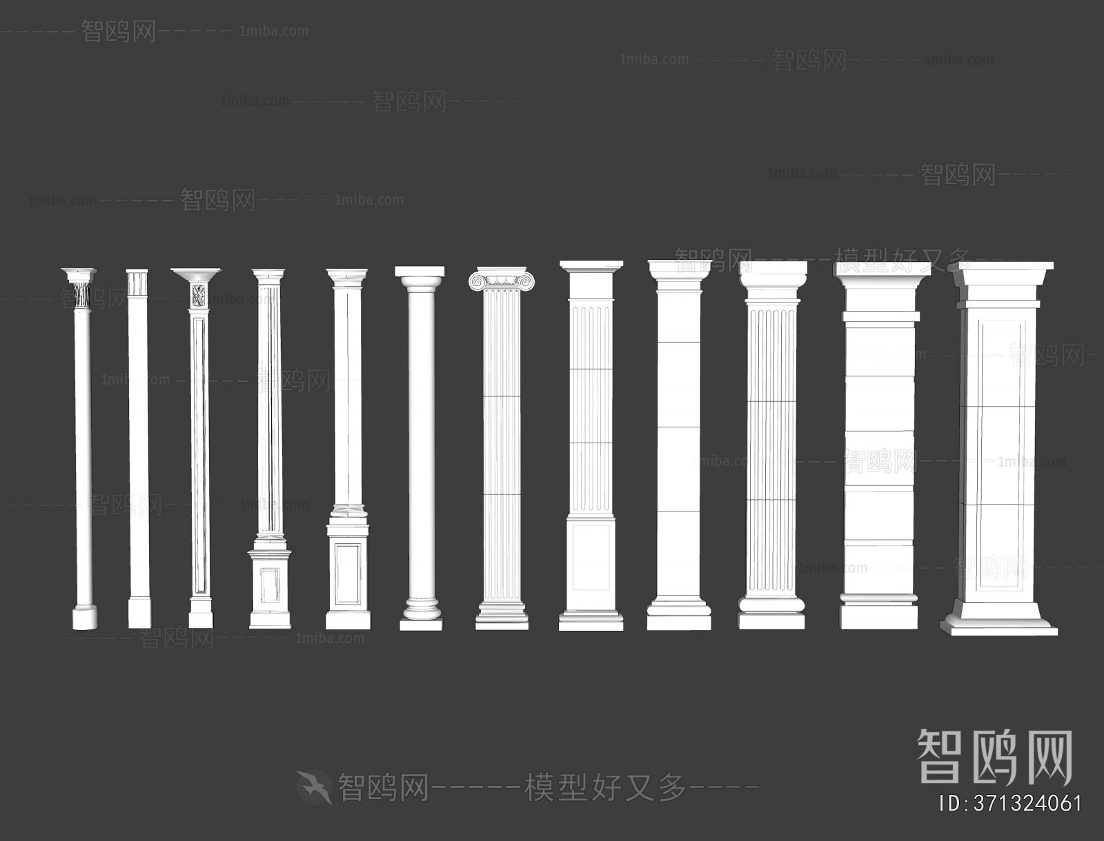 European Style Roman Pillar