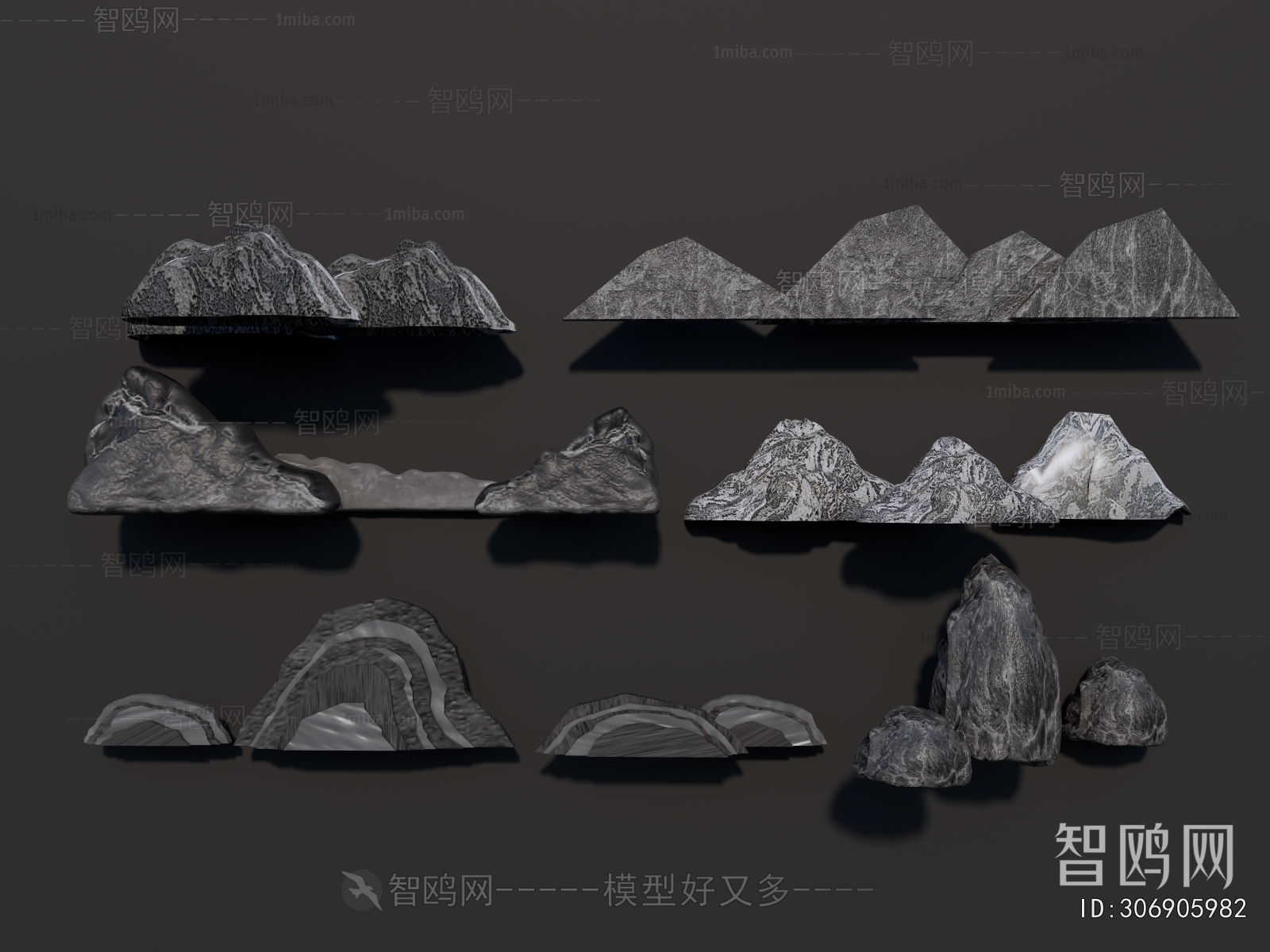 Modern Rockery Waterscape