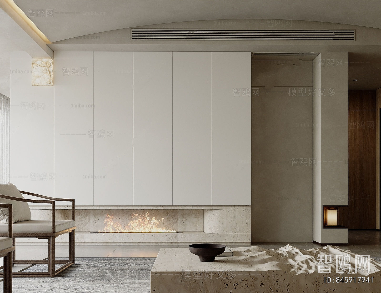 Wabi-sabi Style A Living Room