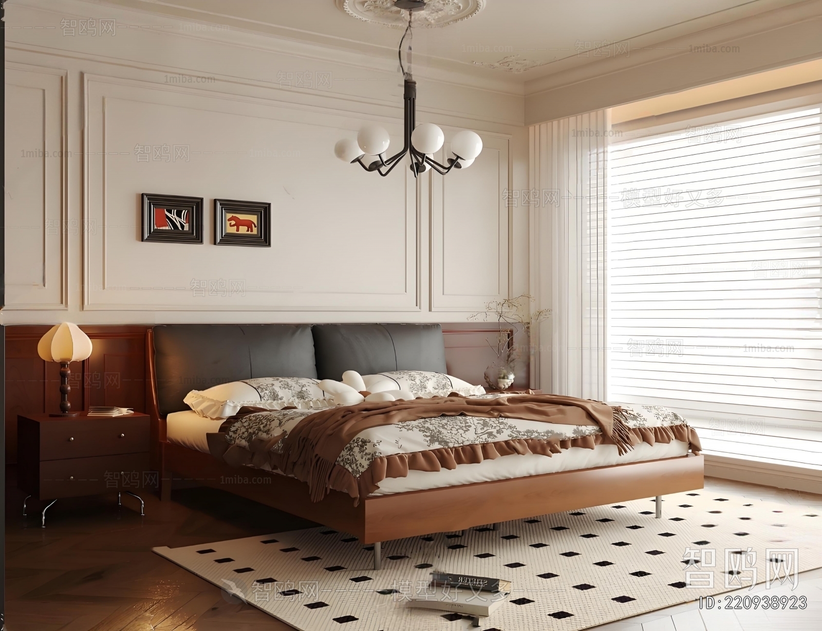 French Style Double Bed