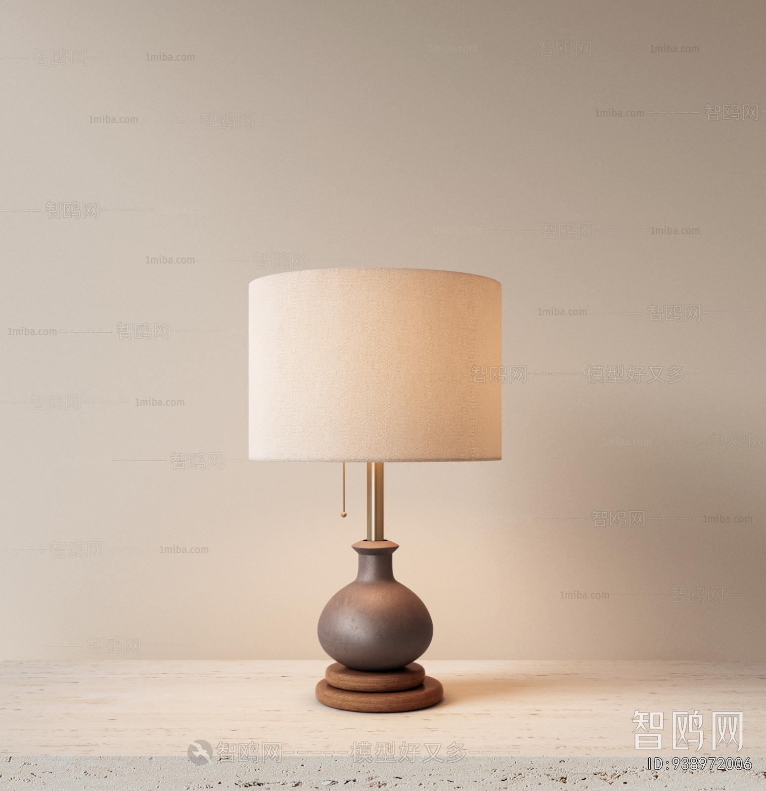 Wabi-sabi Style Table Lamp