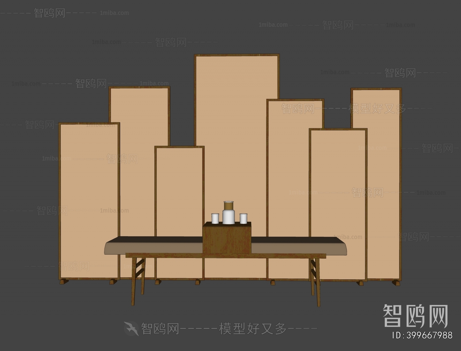 New Chinese Style Bench