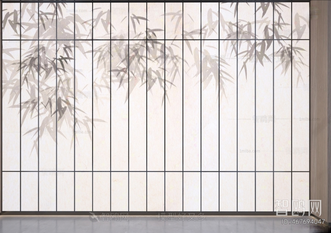 New Chinese Style TV Wall