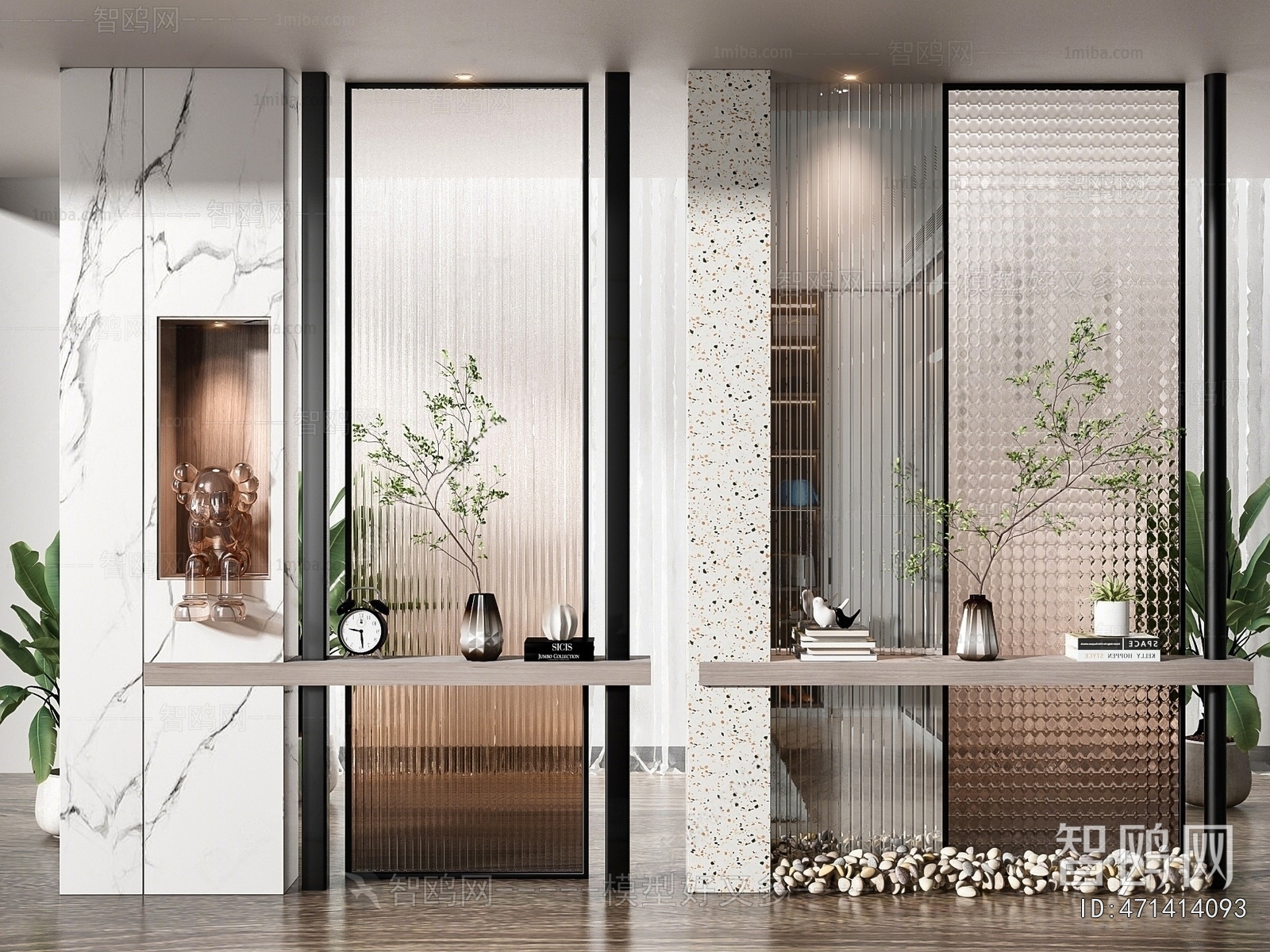 Modern Glass Screen Partition