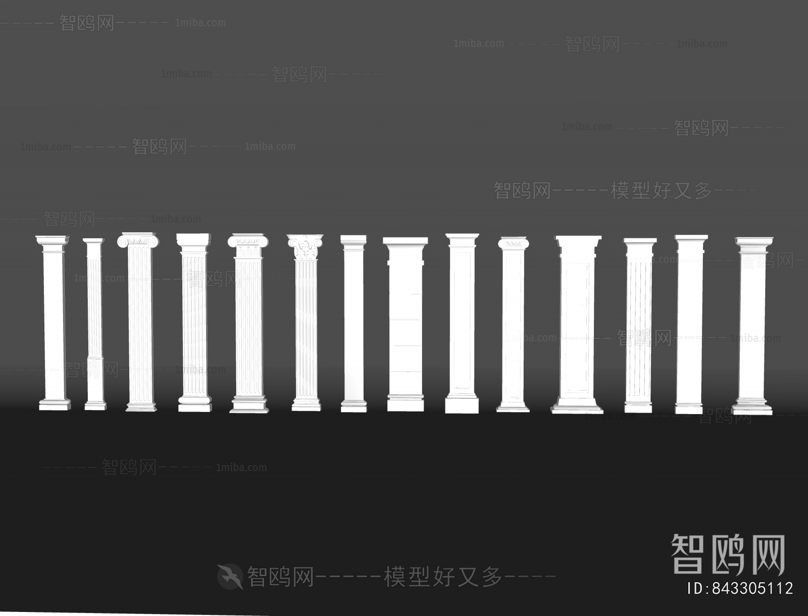 European Style Roman Pillar