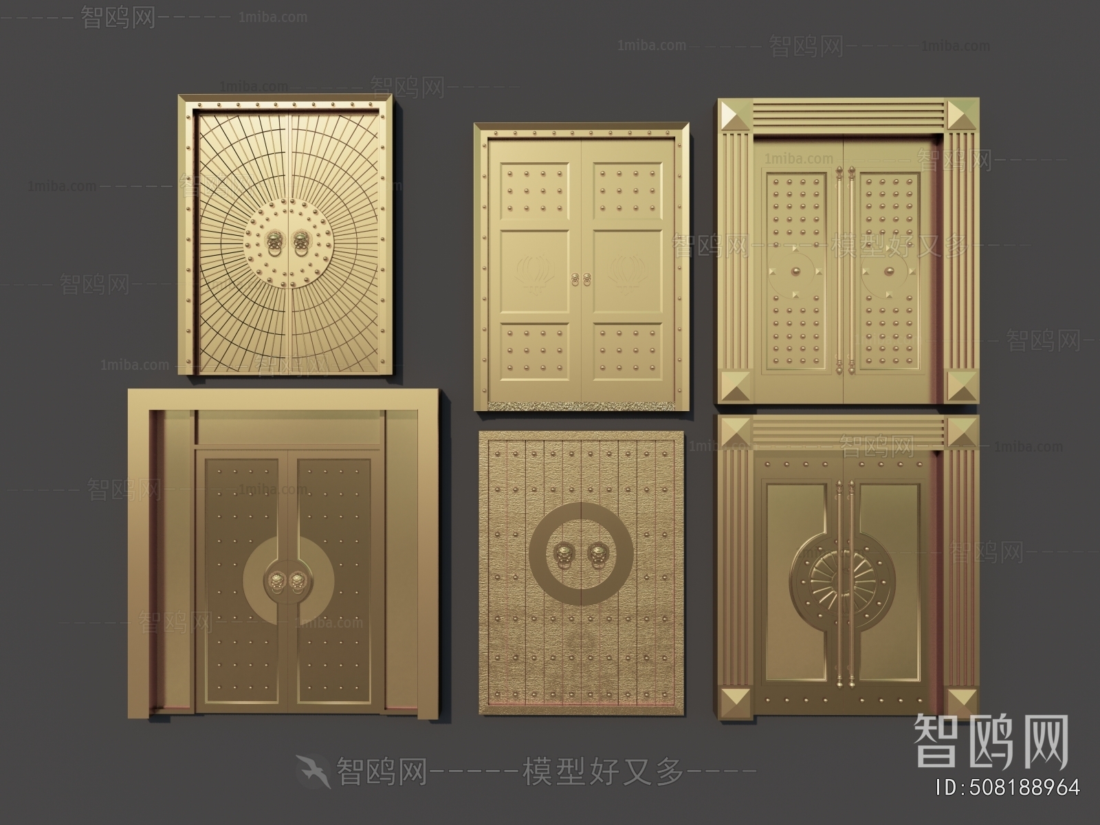 Chinese Style Double Door