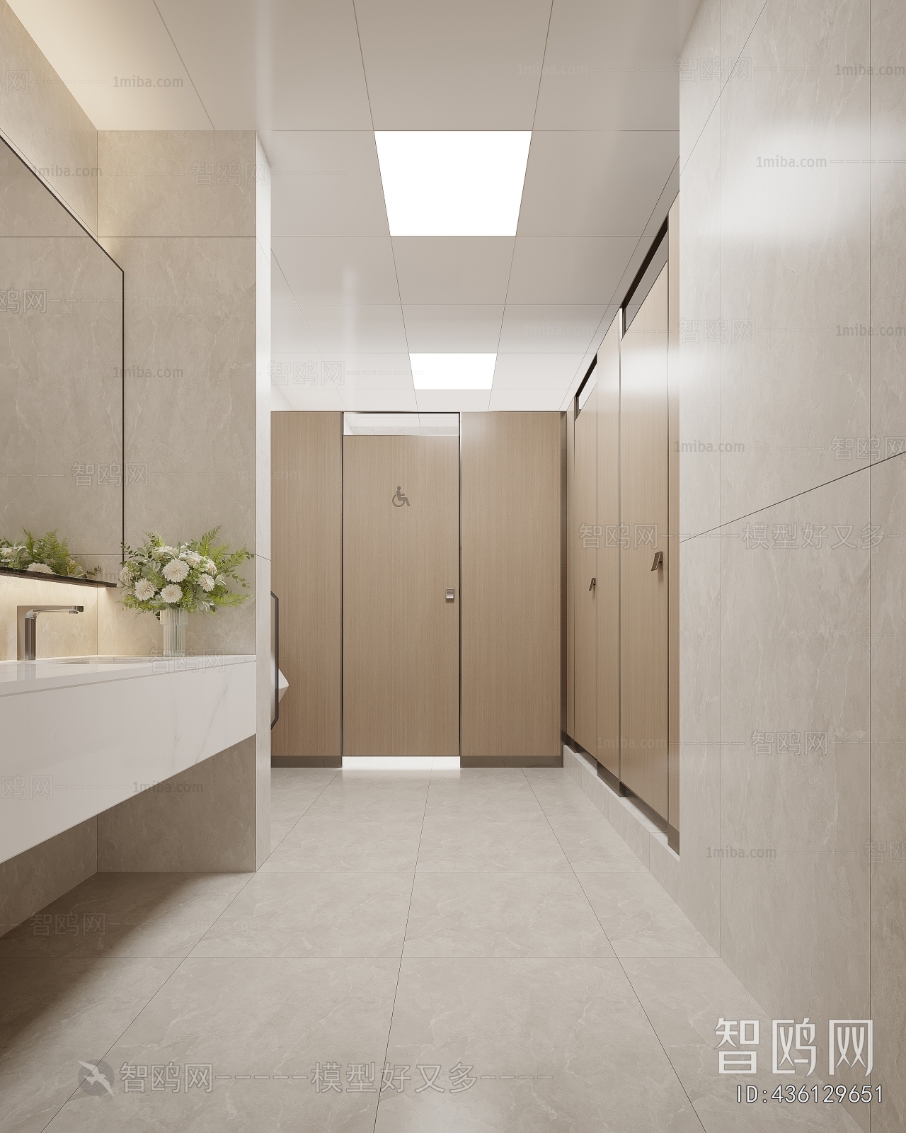 Modern Public Toilet