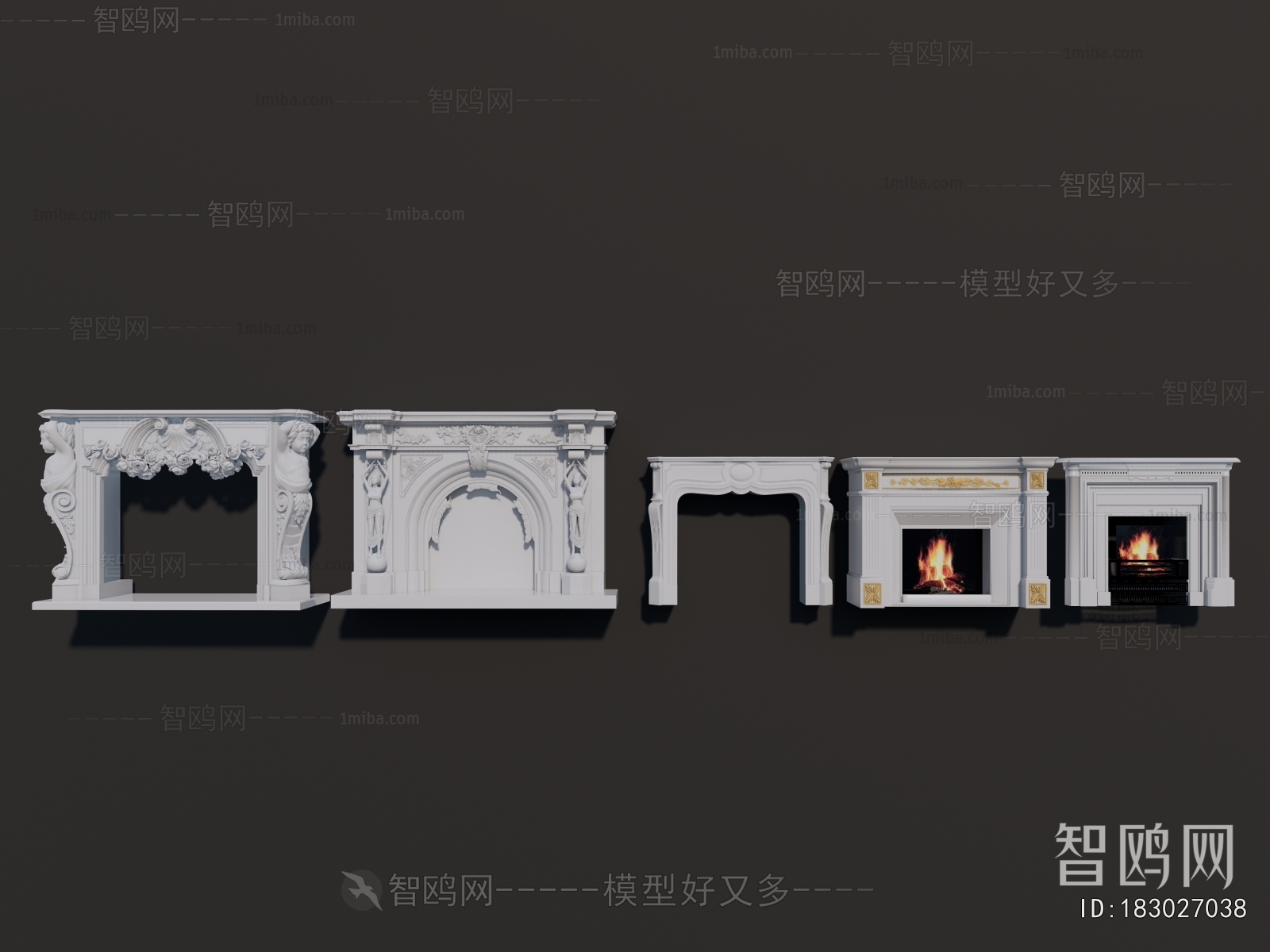 European Style Fireplace