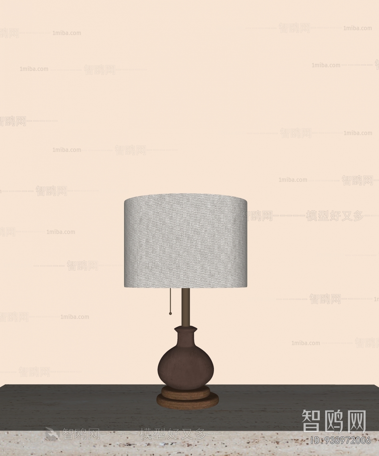 Wabi-sabi Style Table Lamp