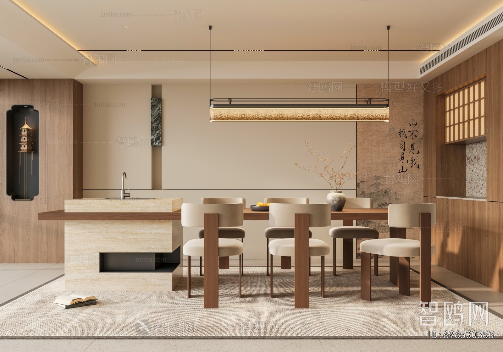 New Chinese Style Dining Room