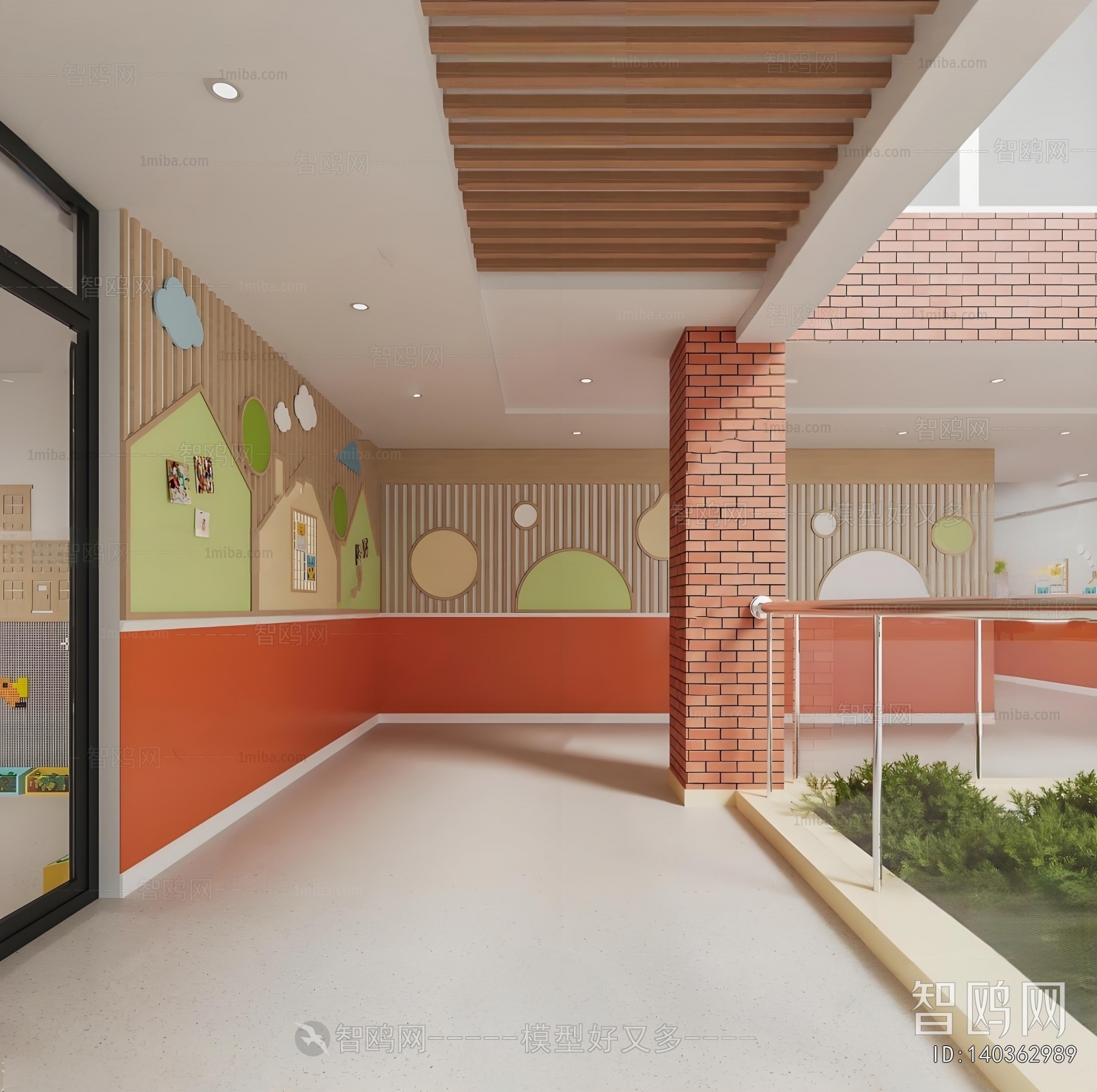 Modern Kindergarten Hall