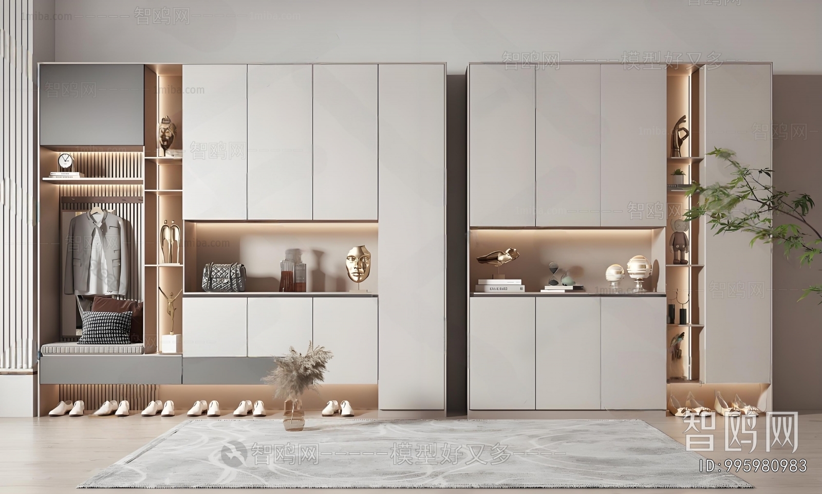 Modern Shoe Cabinet