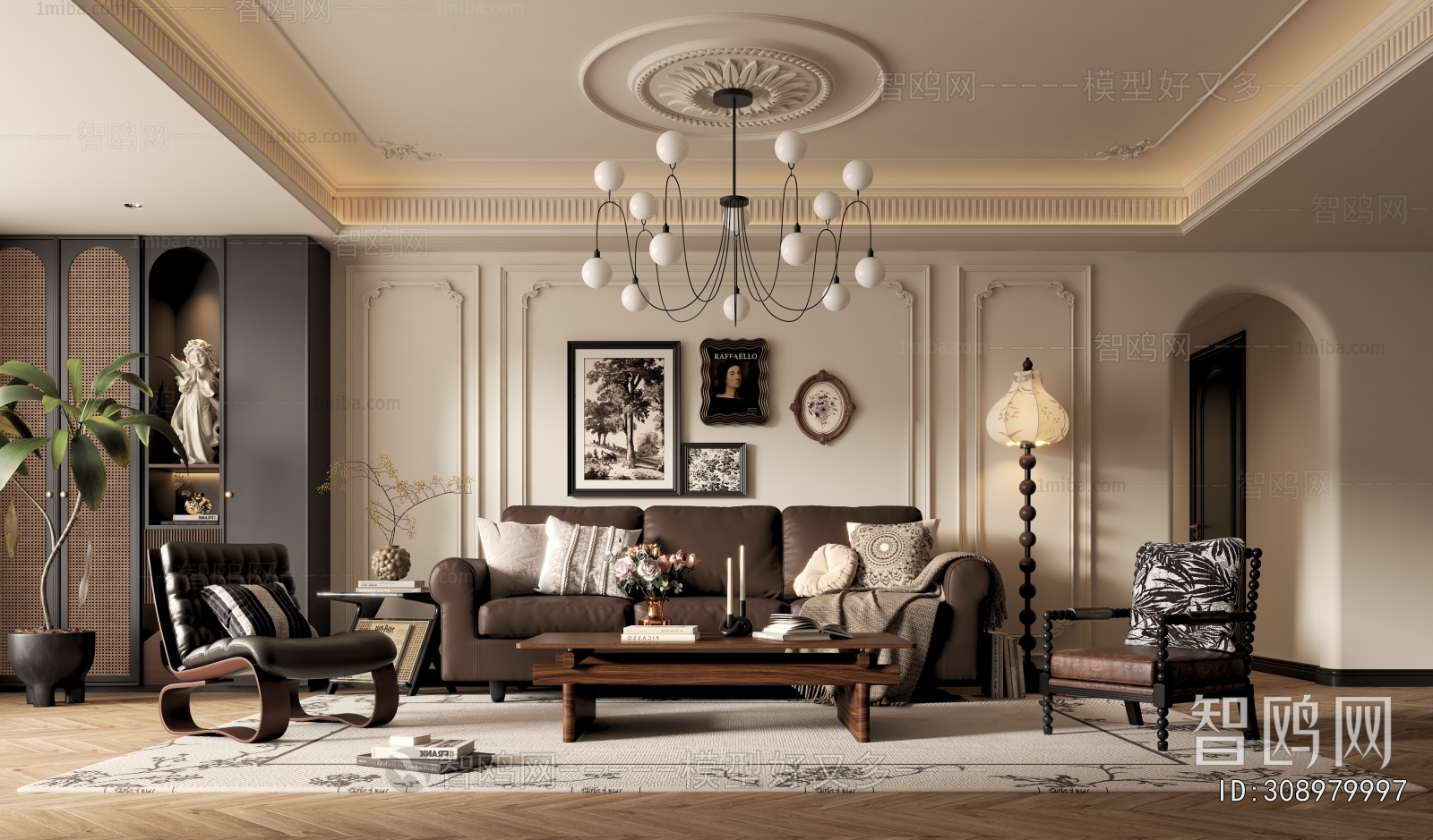 French Style A Living Room