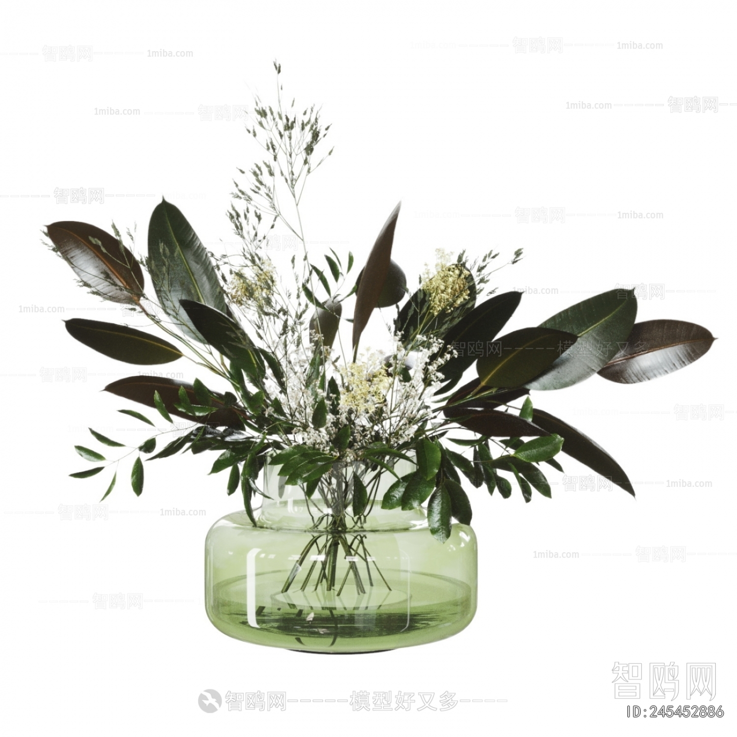 Modern Aquatic Green Plant