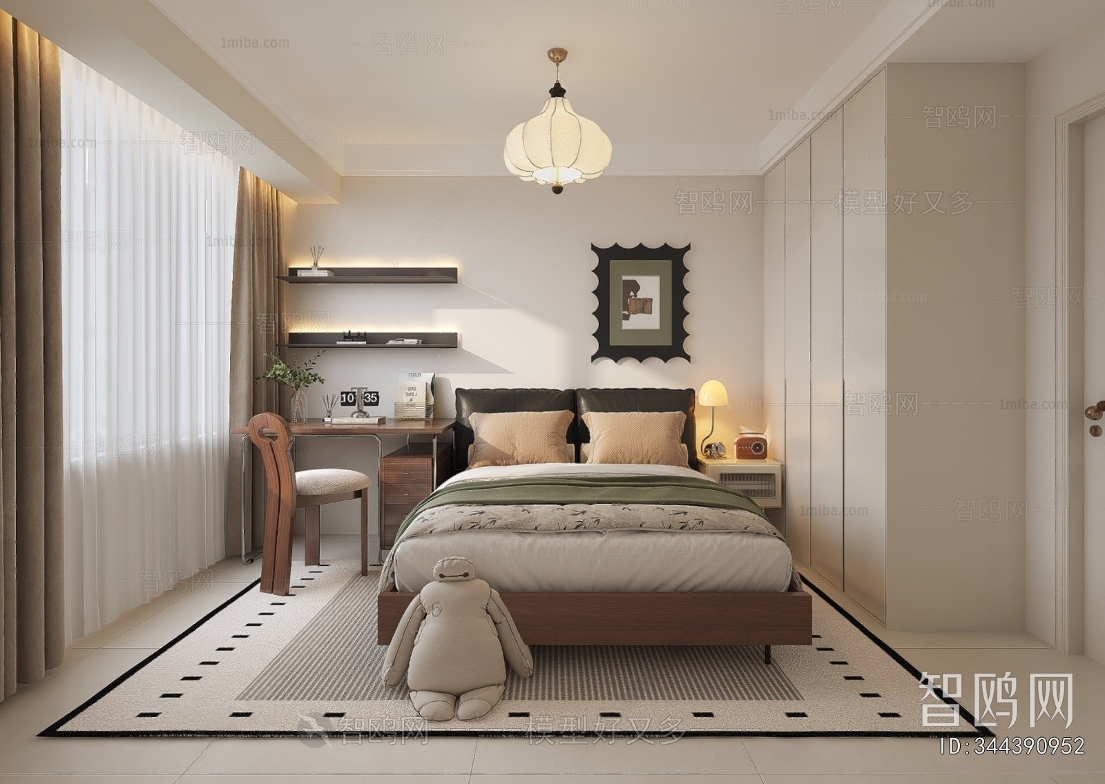 Modern Boy's Room And Son's Room