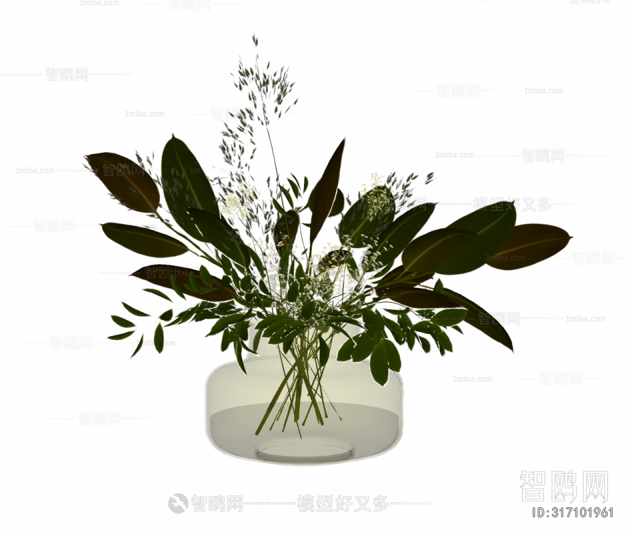 Modern Aquatic Green Plant