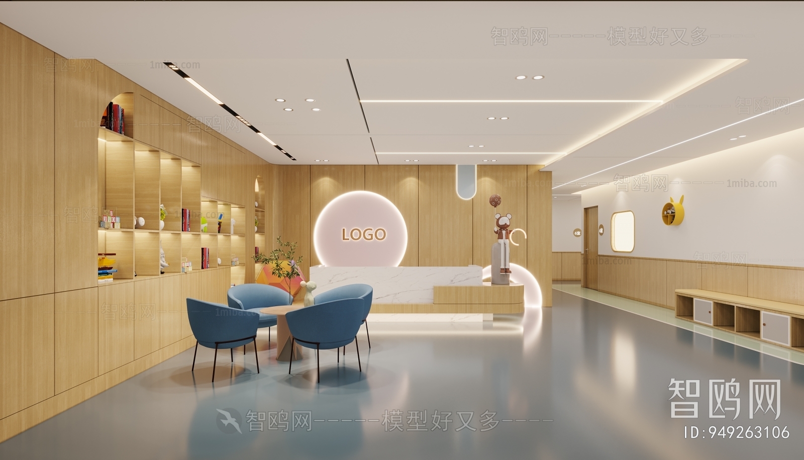 Modern Kindergarten Hall