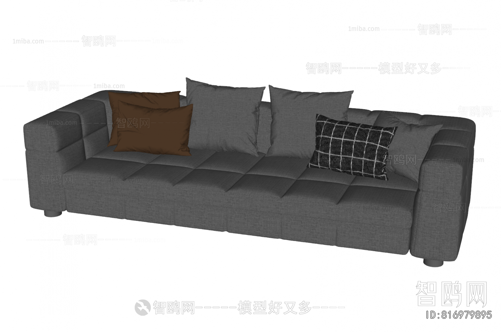 Modern Three-seat Sofa