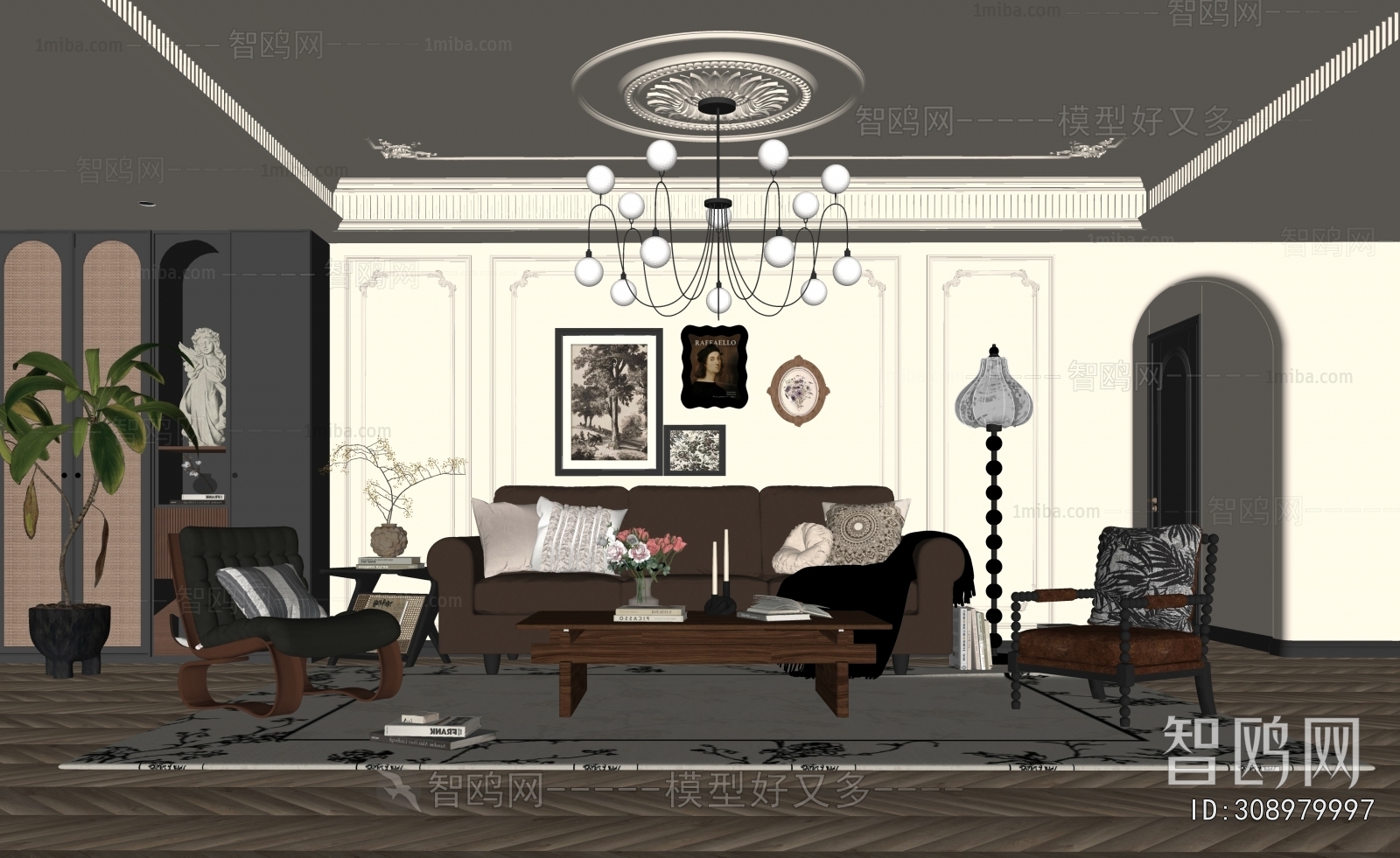 French Style A Living Room