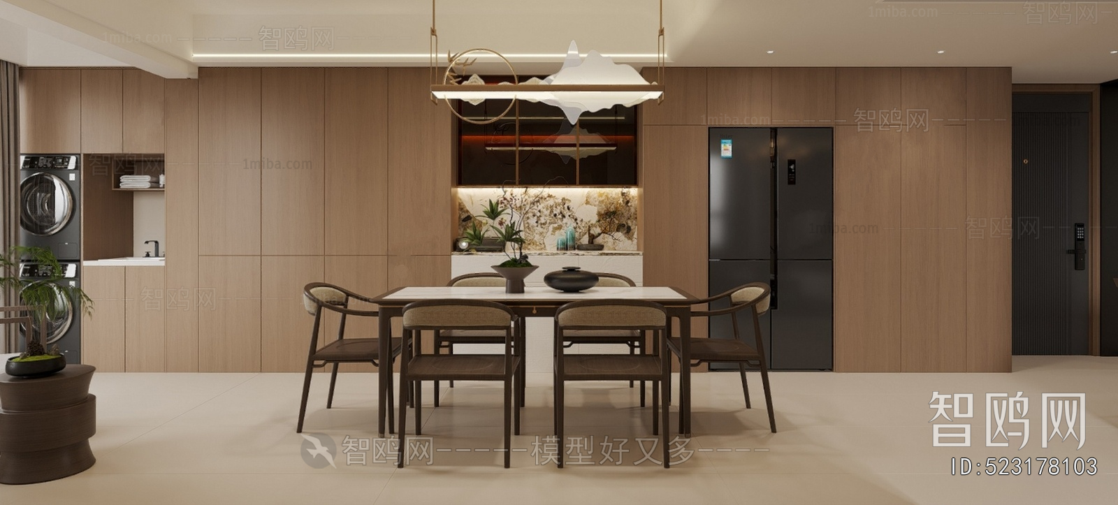 New Chinese Style Dining Room