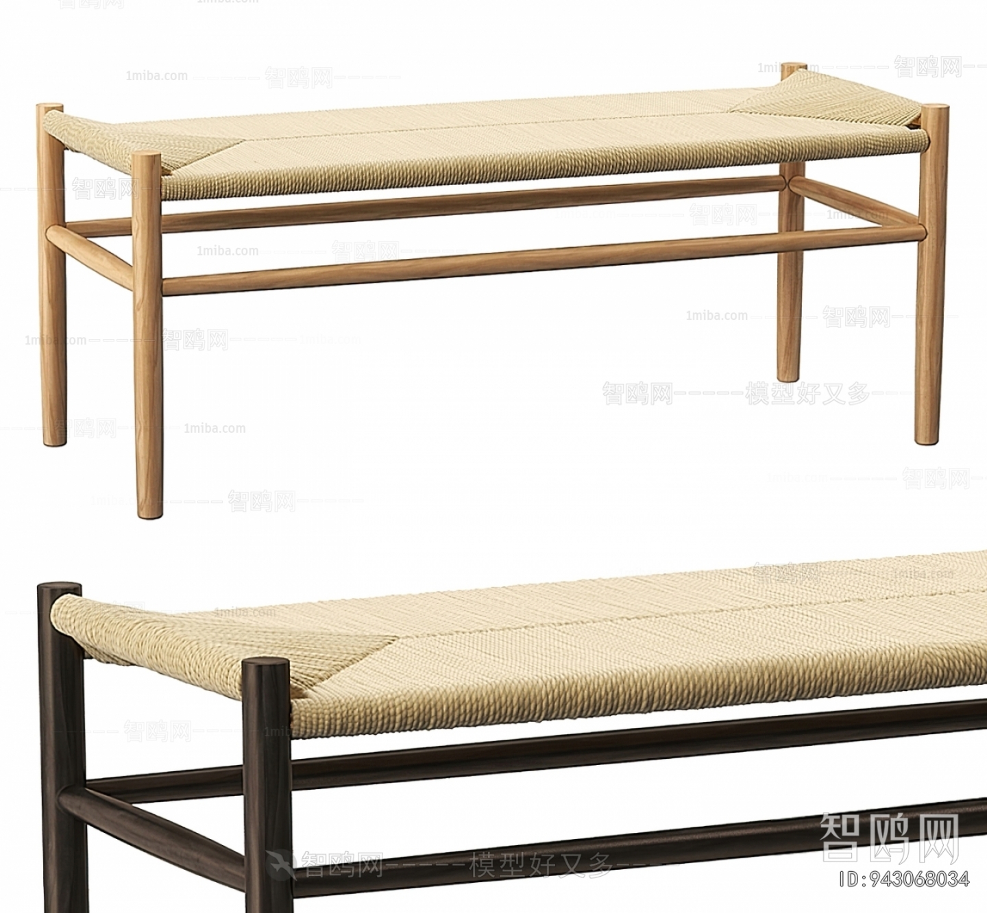 Wabi-sabi Style Bench