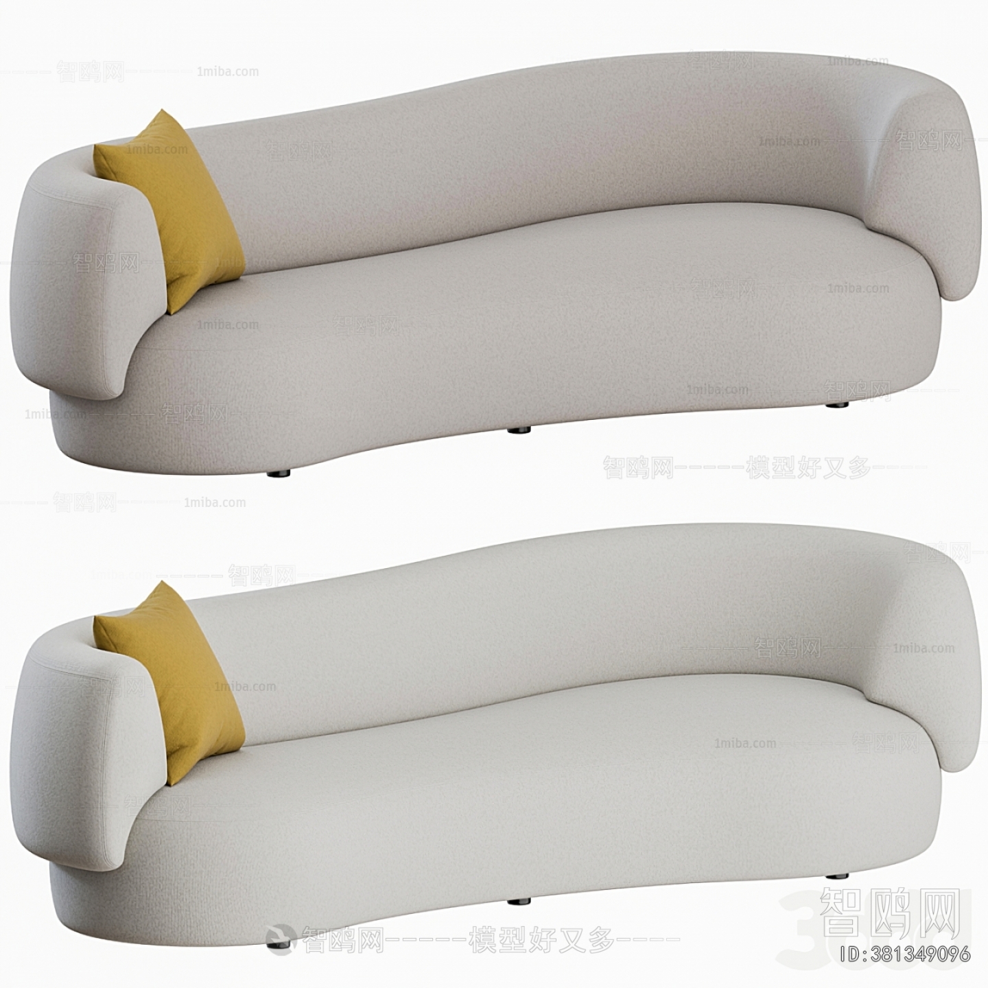 Modern Curved Sofa