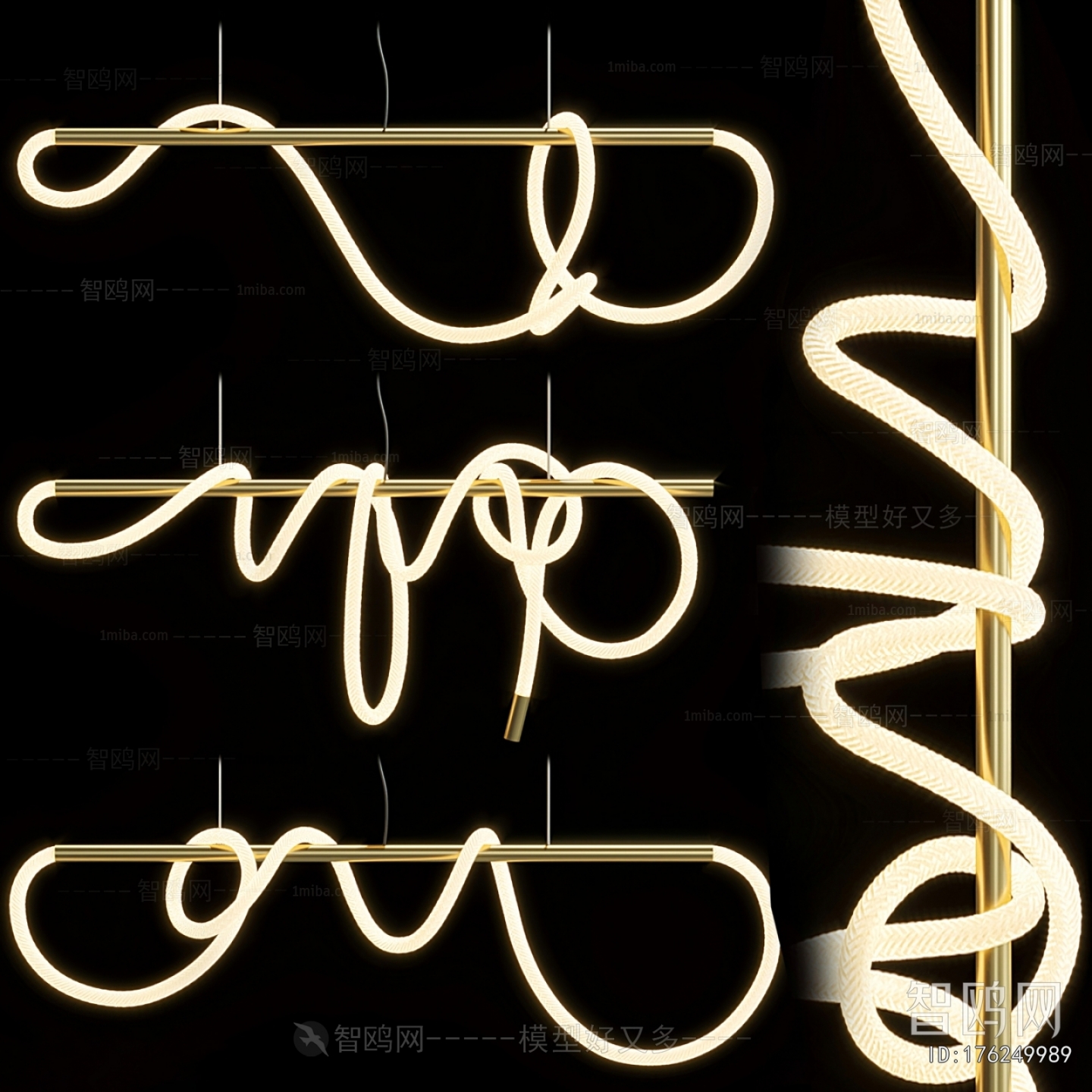 Modern Long Chandelier