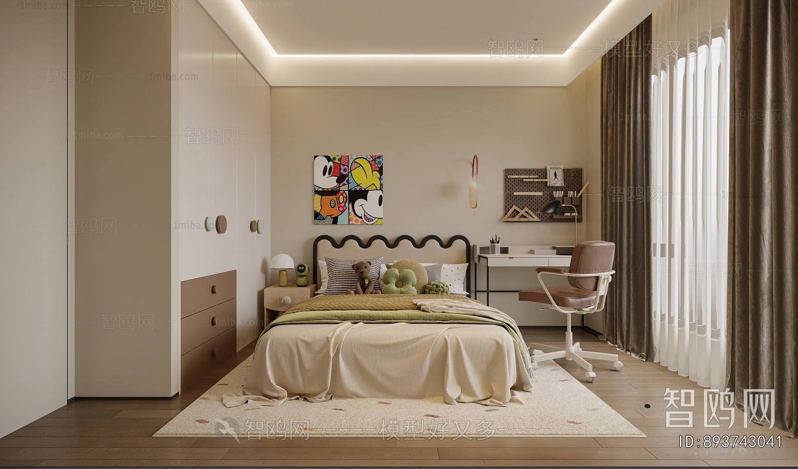 Modern Girl's Room Daughter's Room