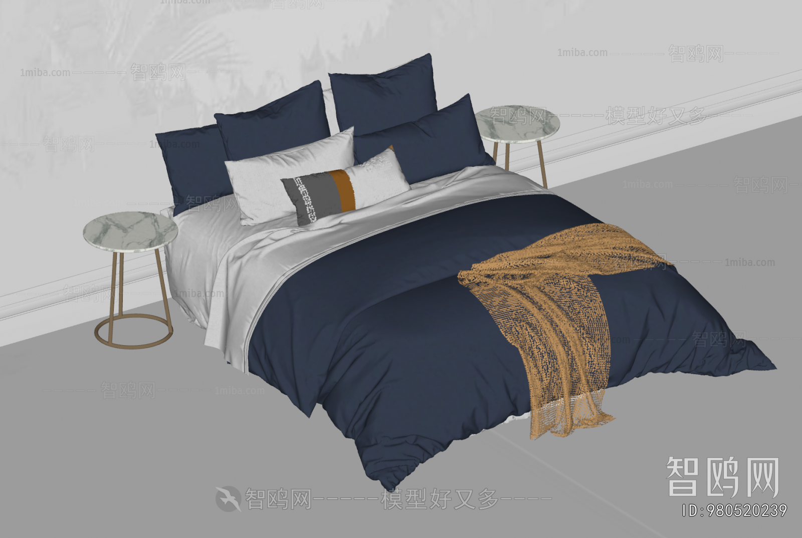 Nordic Style Double Bed