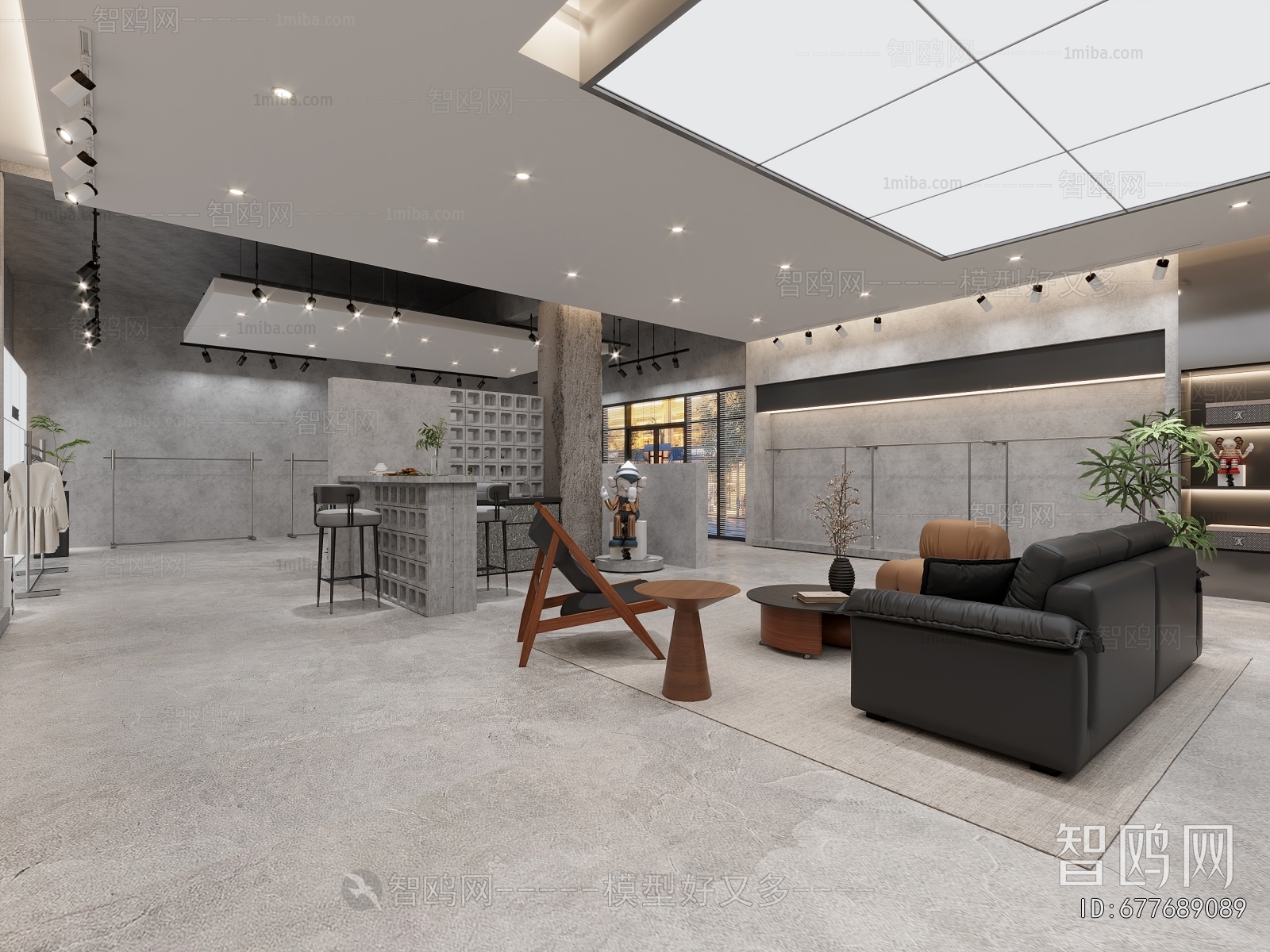 Industrial Style Clothing Store