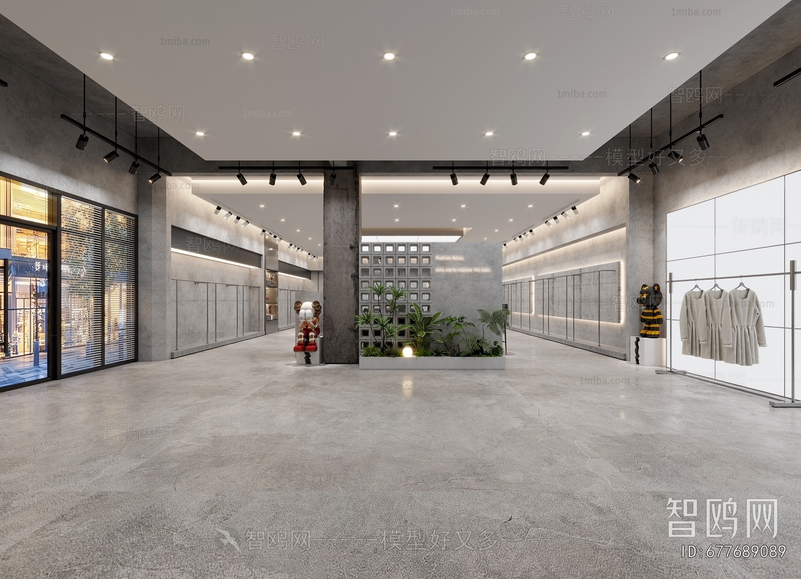 Industrial Style Clothing Store