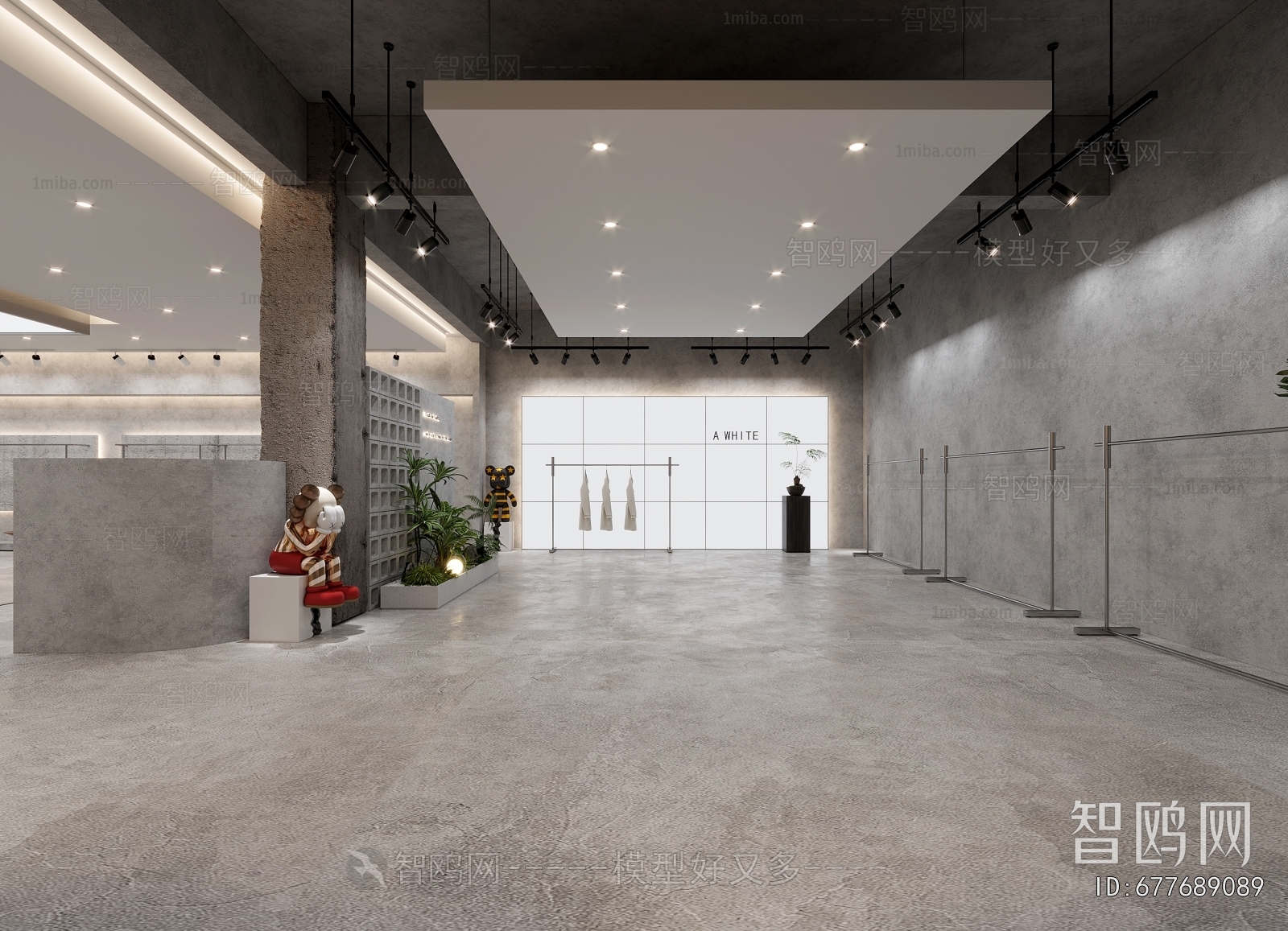 Industrial Style Clothing Store