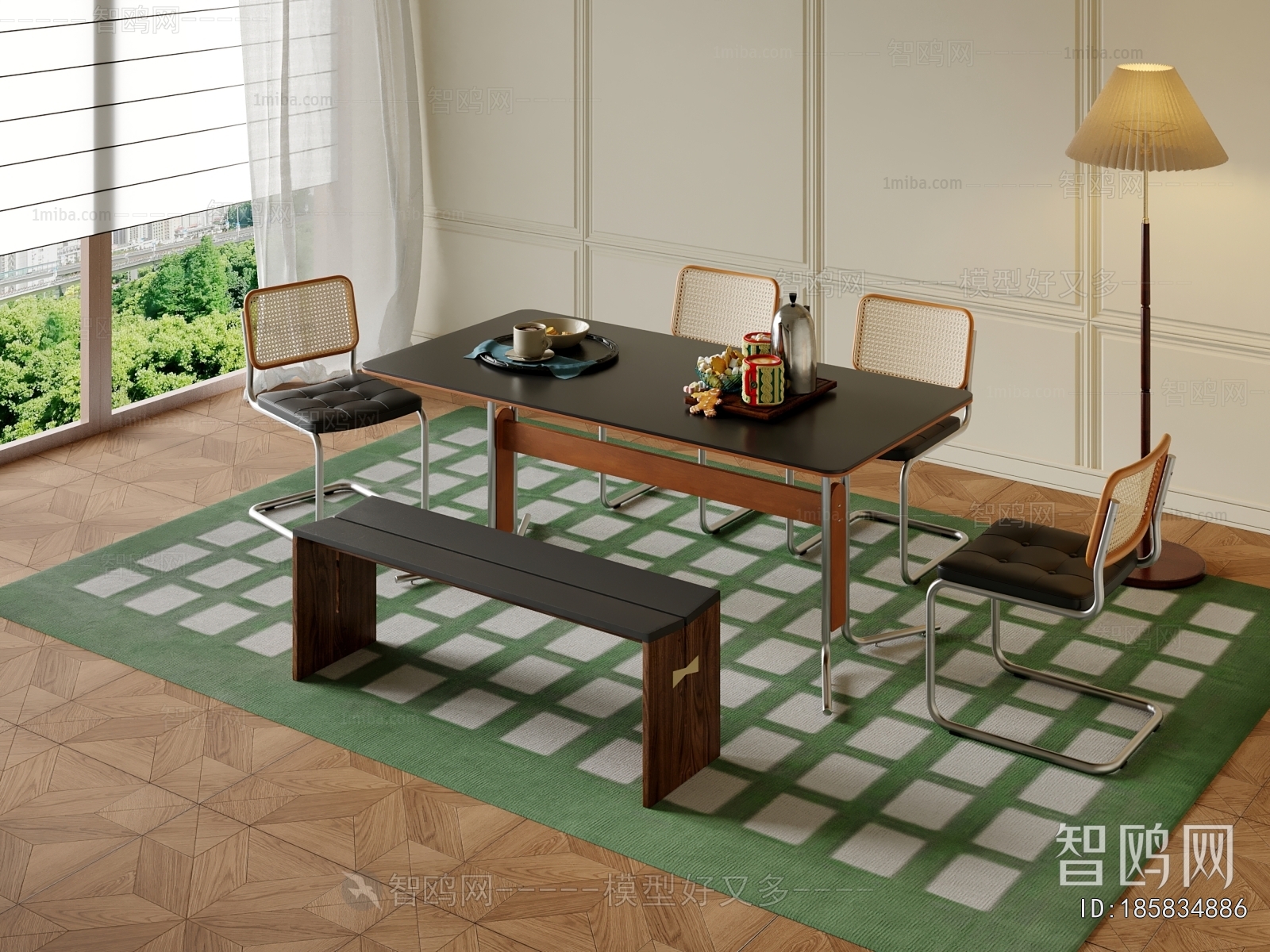 French Style Dining Table And Chairs