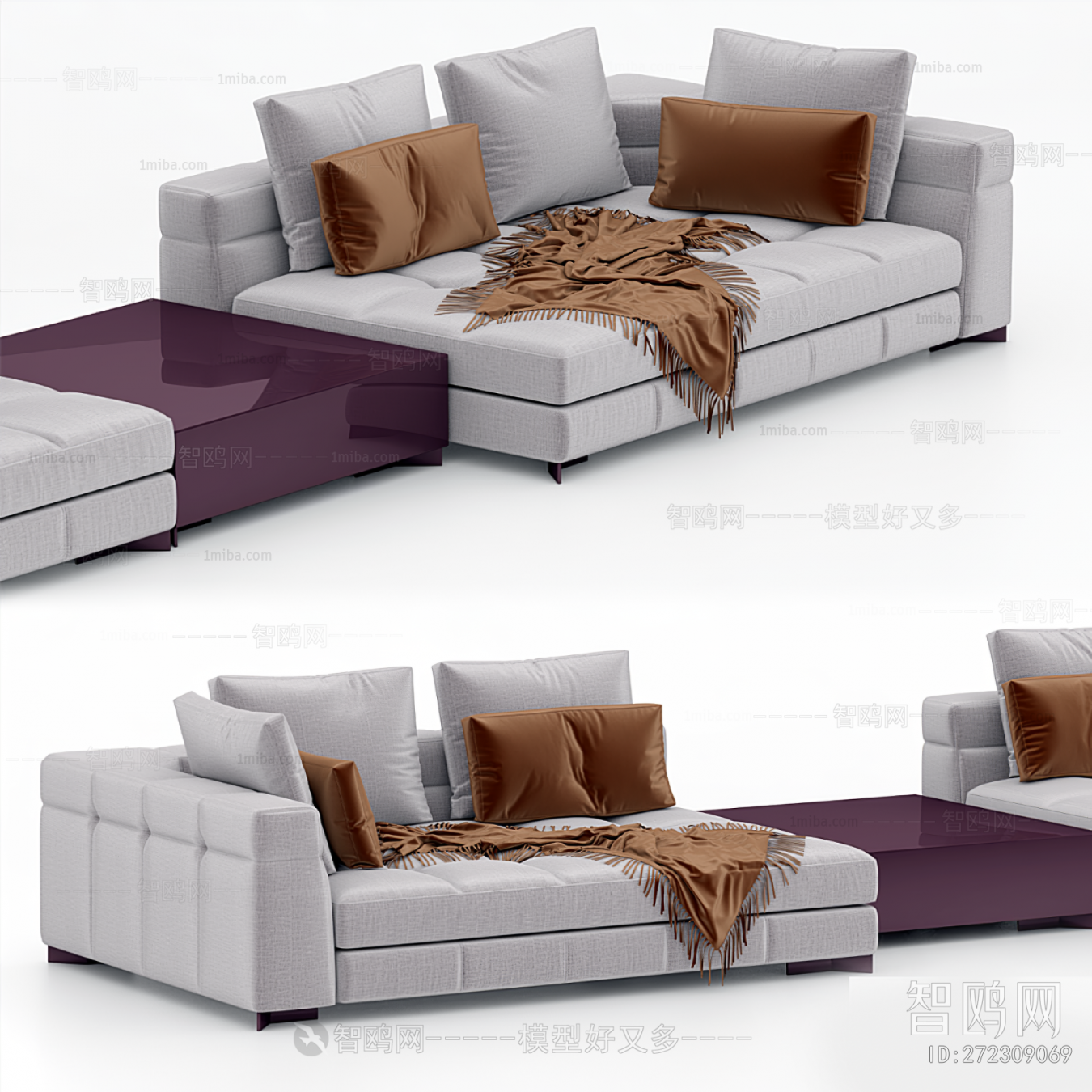 Modern Multi Person Sofa