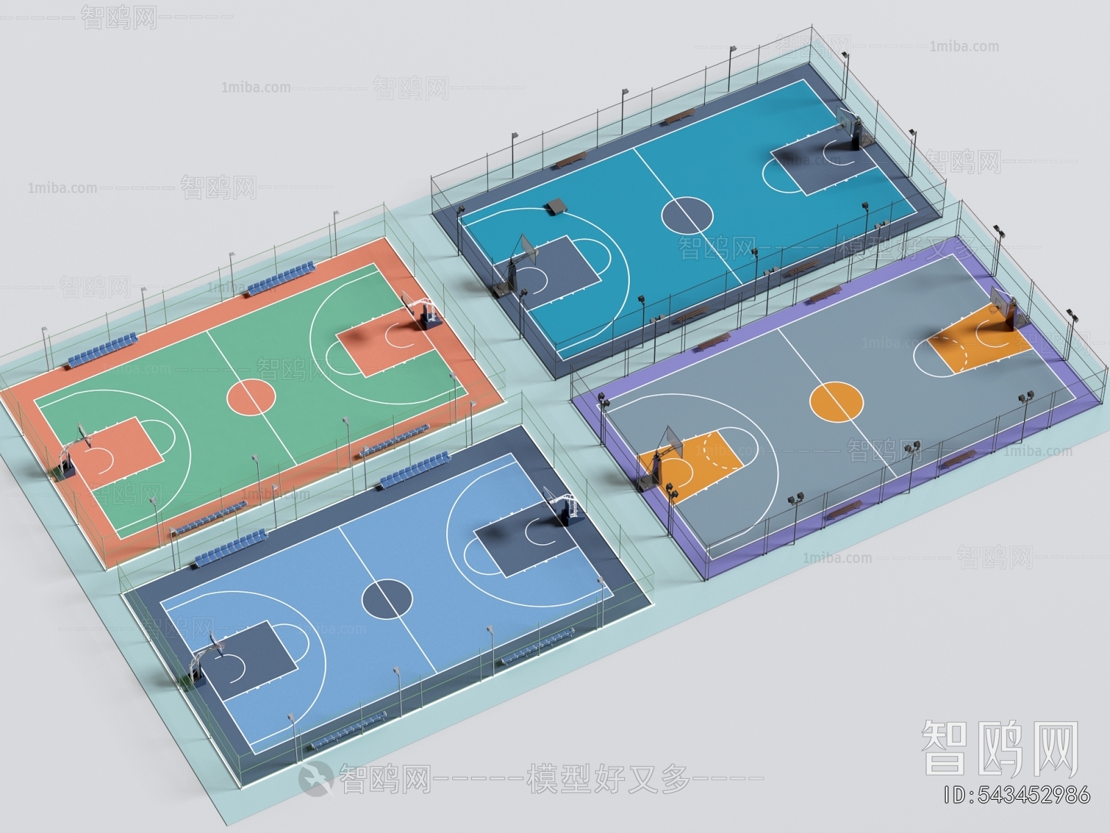 Modern Outdoor Sports Stadium